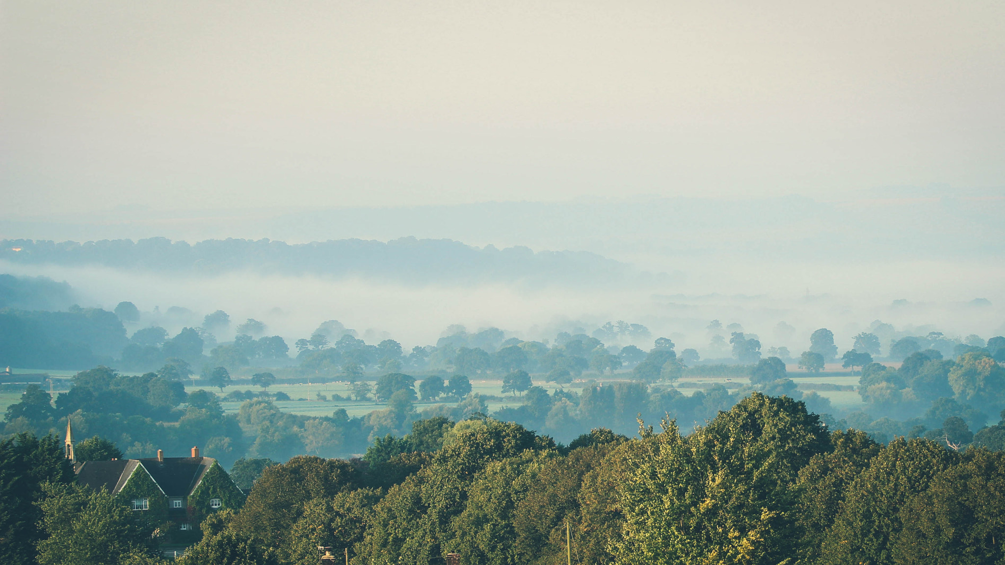 Canon EF 70-200mm F2.8L IS II USM sample photo. Early morning mist photography