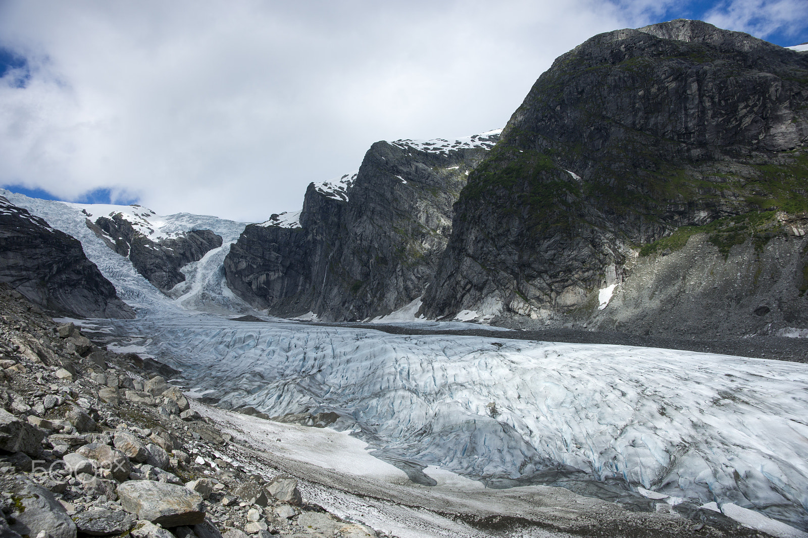 Sony Alpha DSLR-A850 sample photo. Austerdalsbreen, norway photography