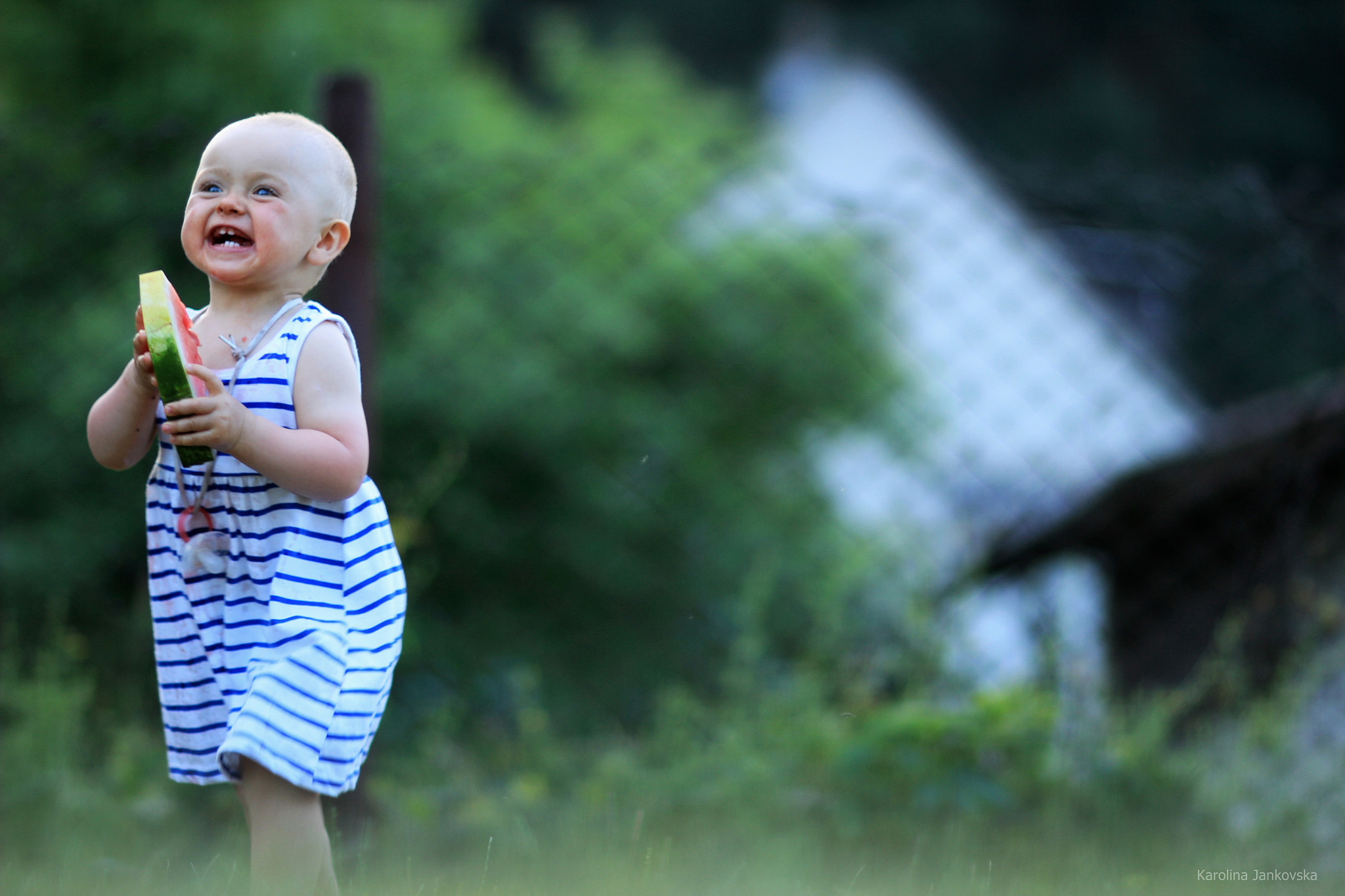 Canon EF 85mm F1.2L II USM sample photo. Watermelon happiness photography