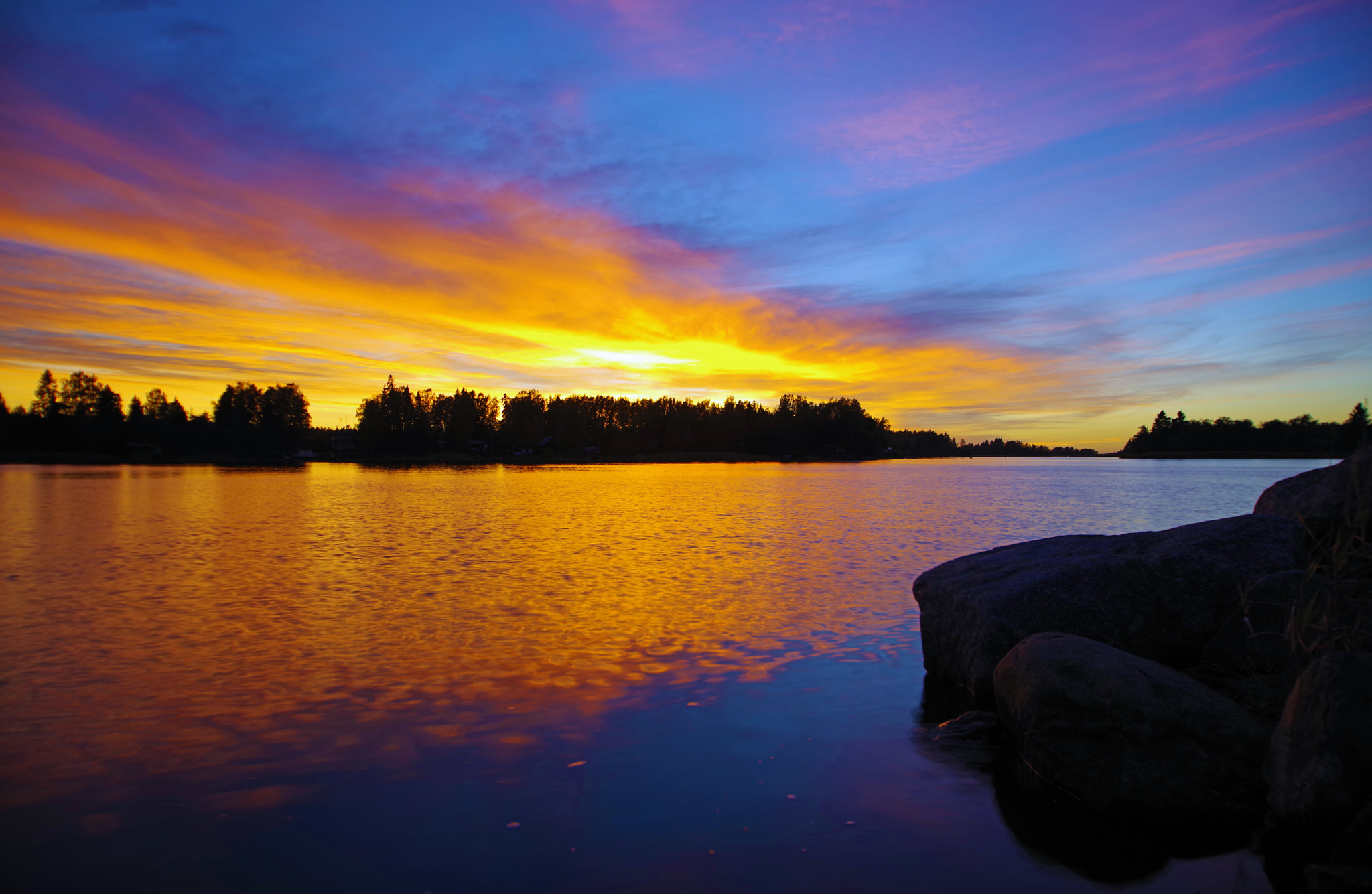 Pentax K-1 sample photo. Aurinko kun päätti retken photography