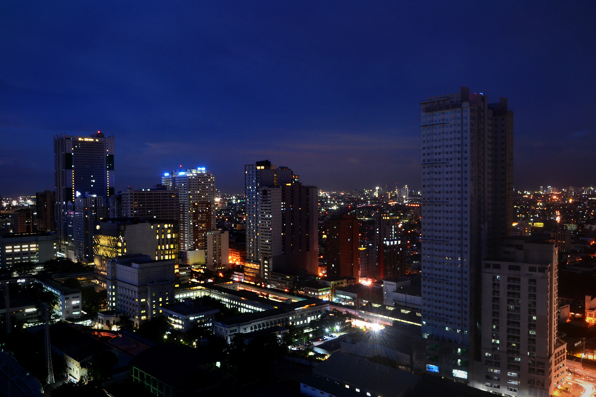 Nikon D3100 sample photo. Manila skyline photography