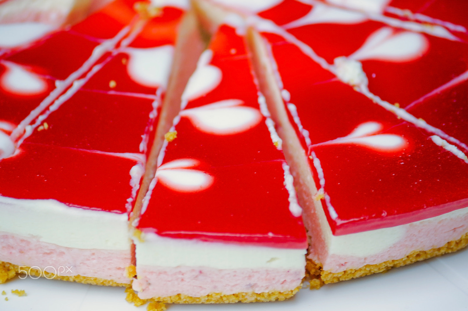 Pentax K-3 sample photo. Homemade cheesecake new york with strawberries photography