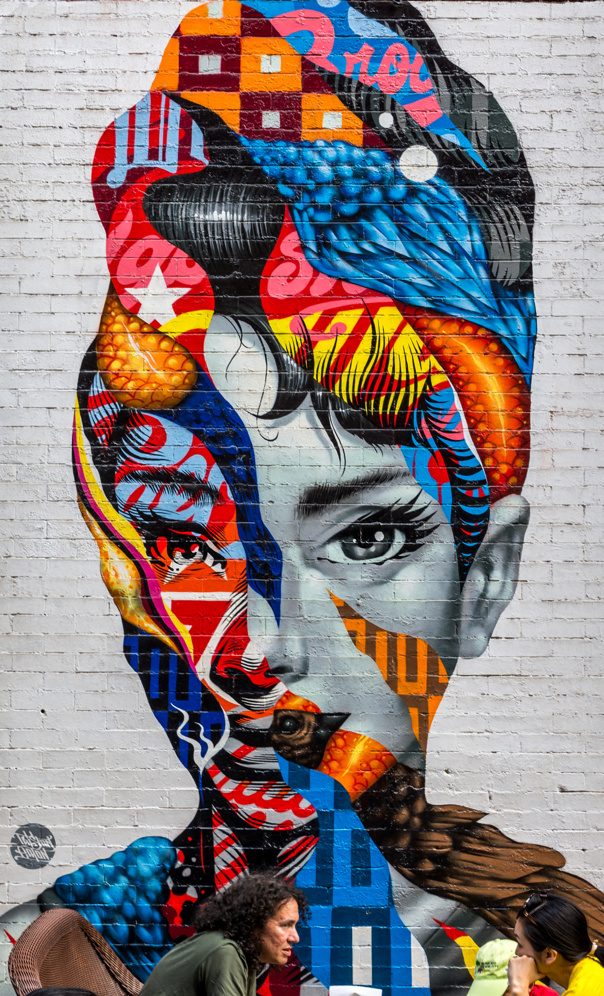 Tamron SP 24-70mm F2.8 Di VC USD sample photo. Js - audrey hepburn wallpaint at soho, manhatten, photography