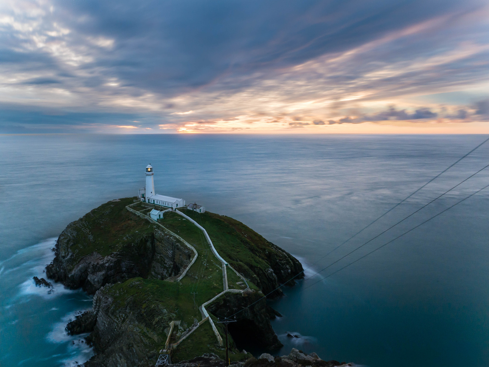 Olympus OM-D E-M10 + OLYMPUS M.9-18mm F4.0-5.6 sample photo. South stack lighthouse photography