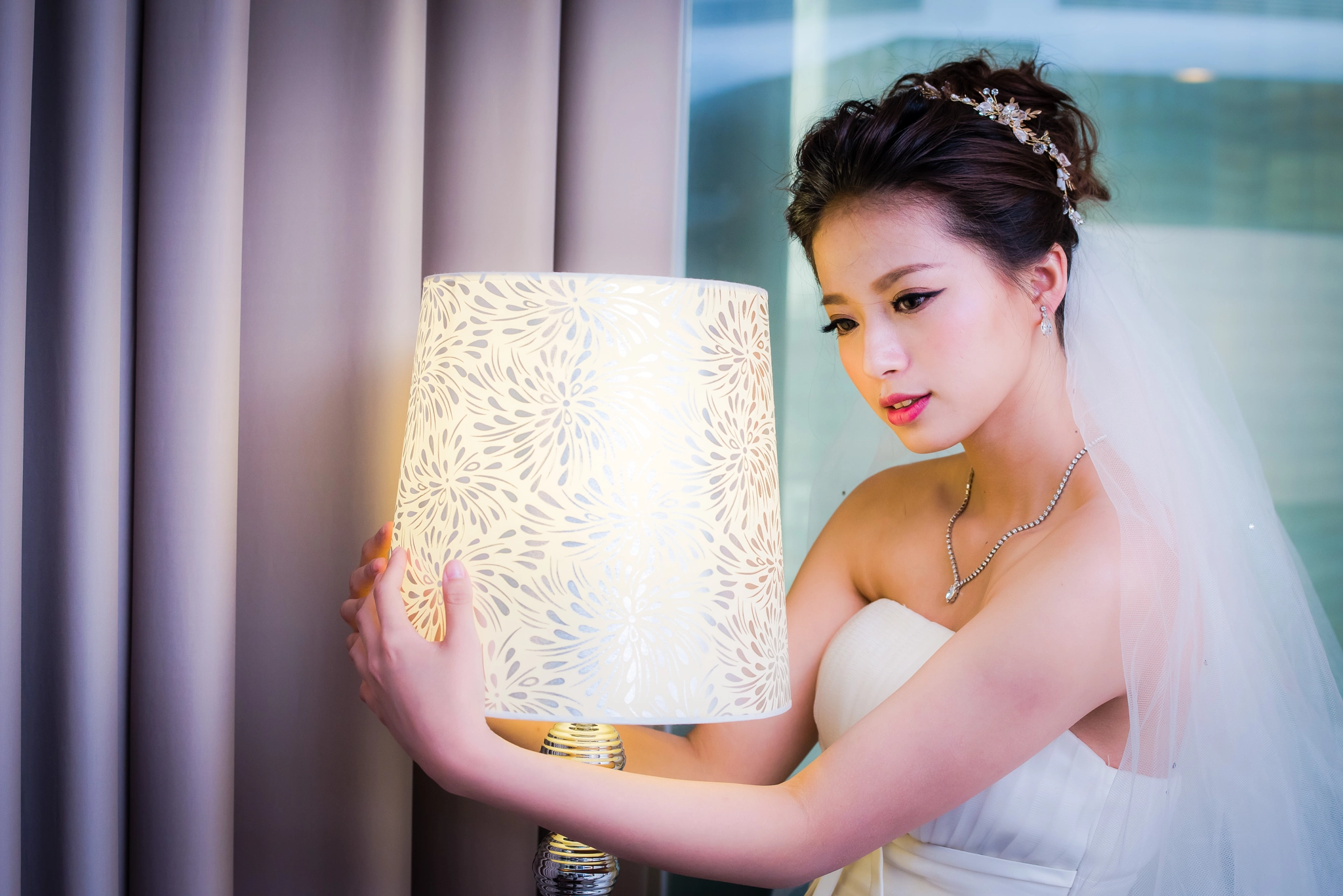 Nikon D810 + Nikon AF-S Nikkor 58mm F1.4G sample photo. Bridal photography