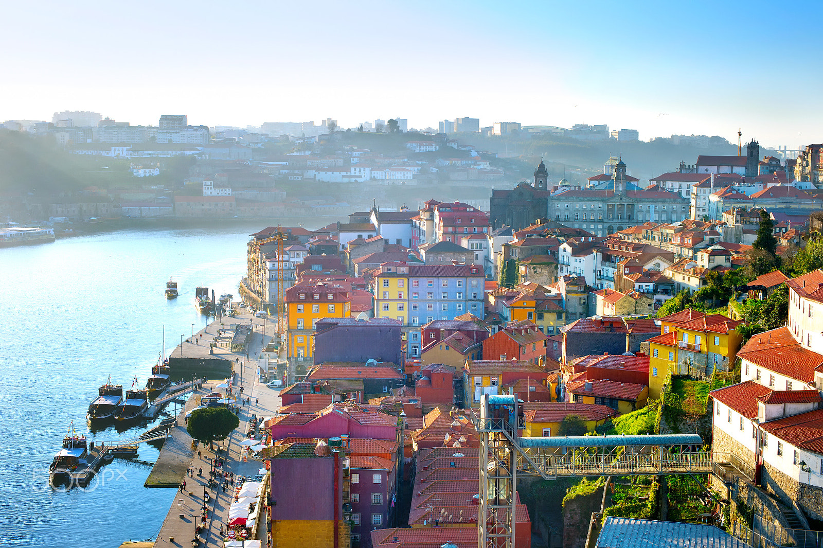 Nikon AF Nikkor 50mm F1.4D sample photo. Porto old town photography