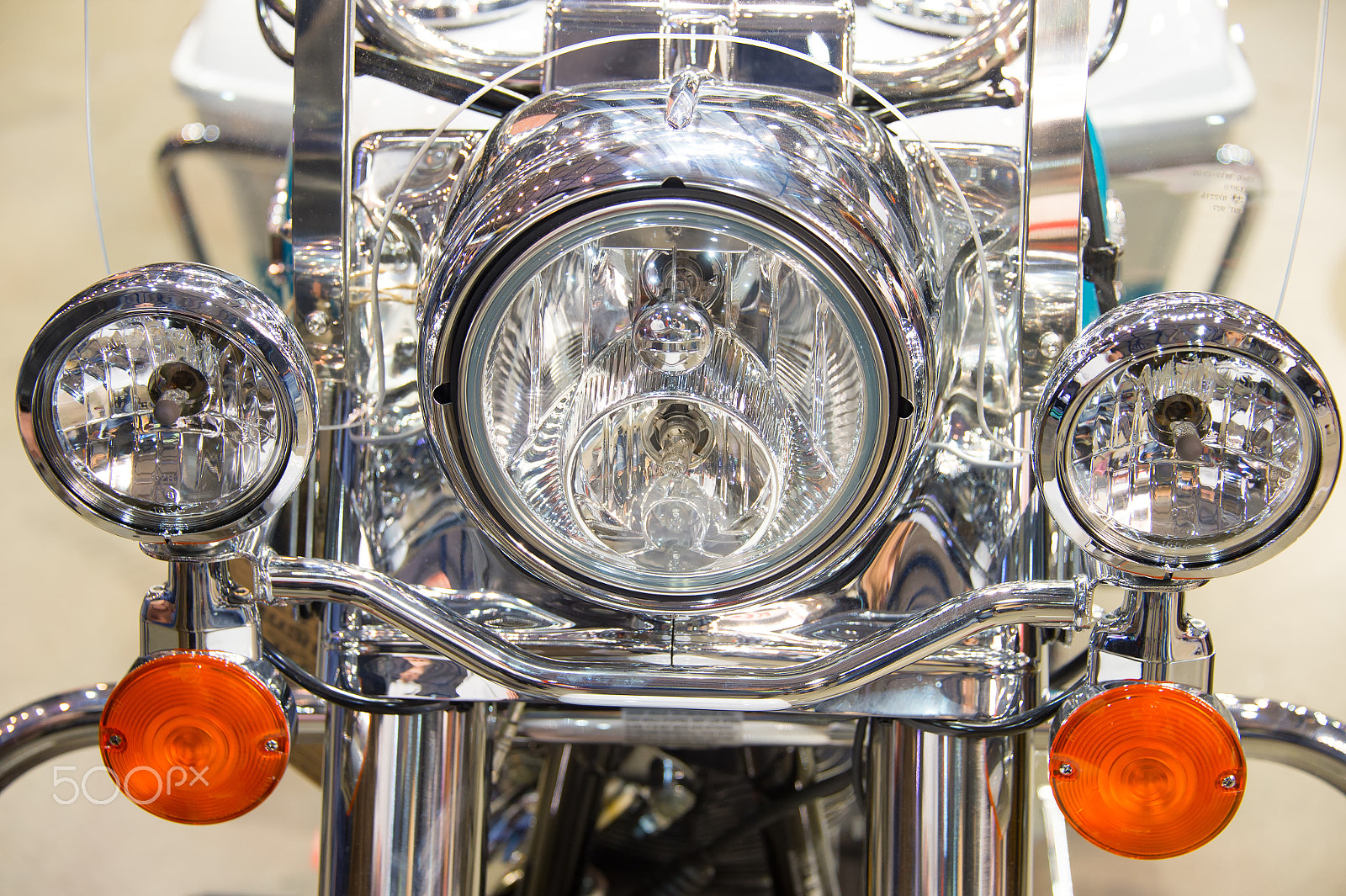 Nikon Df sample photo. Motorcycle headlight details photography