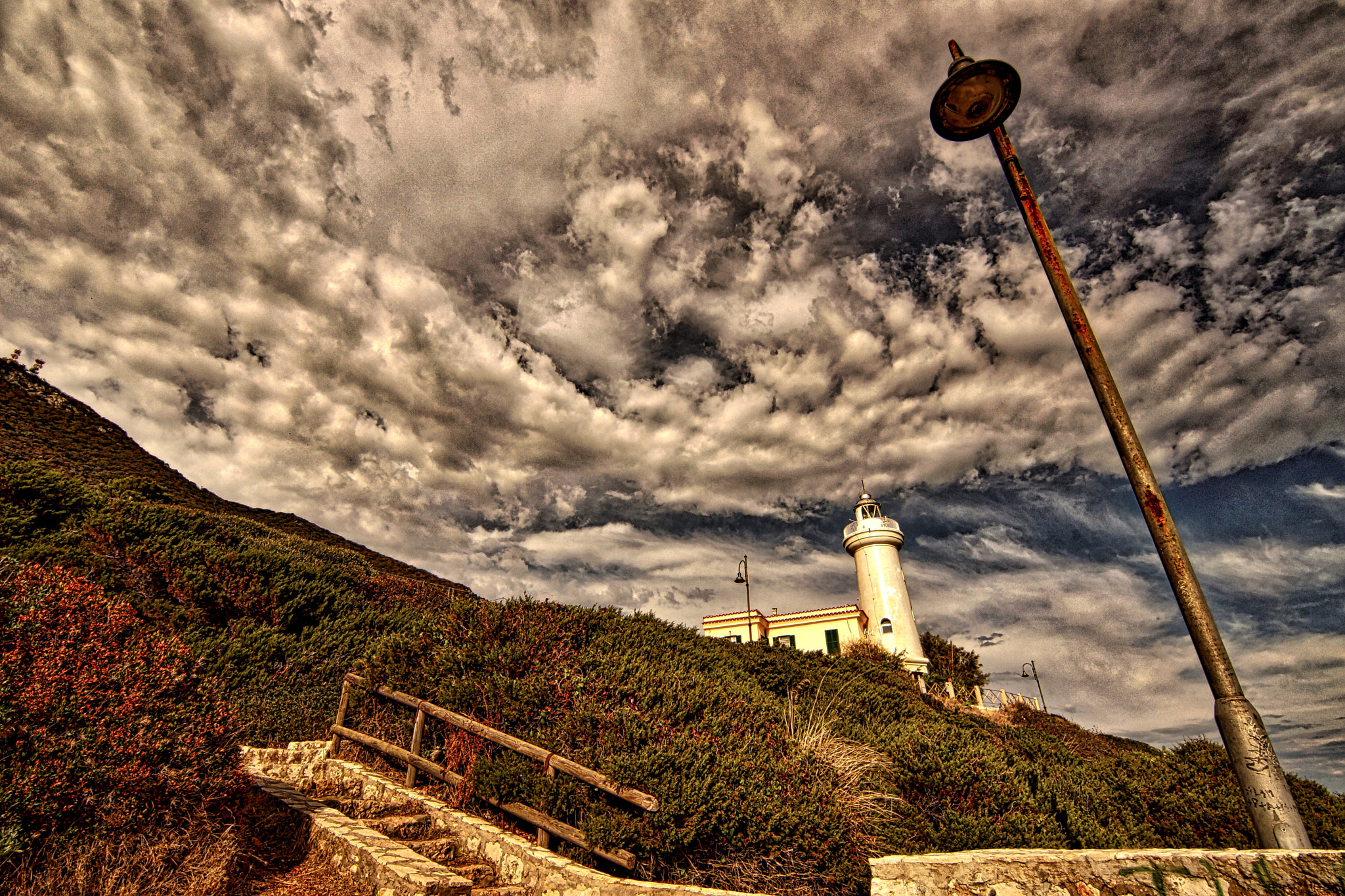 Sony SLT-A65 (SLT-A65V) + 20mm F2.8 sample photo. Circeo - the lighthouse photography