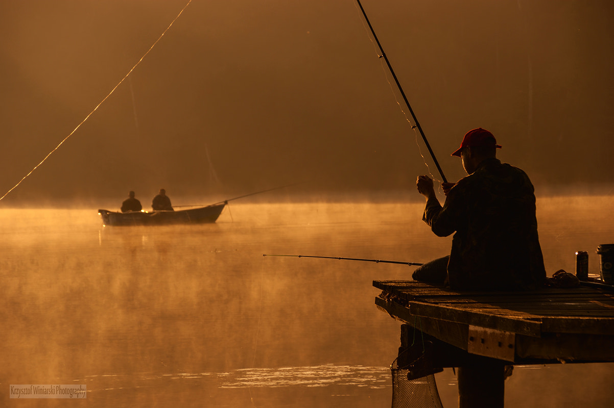 Sony Alpha DSLR-A380 sample photo. Anglers photography