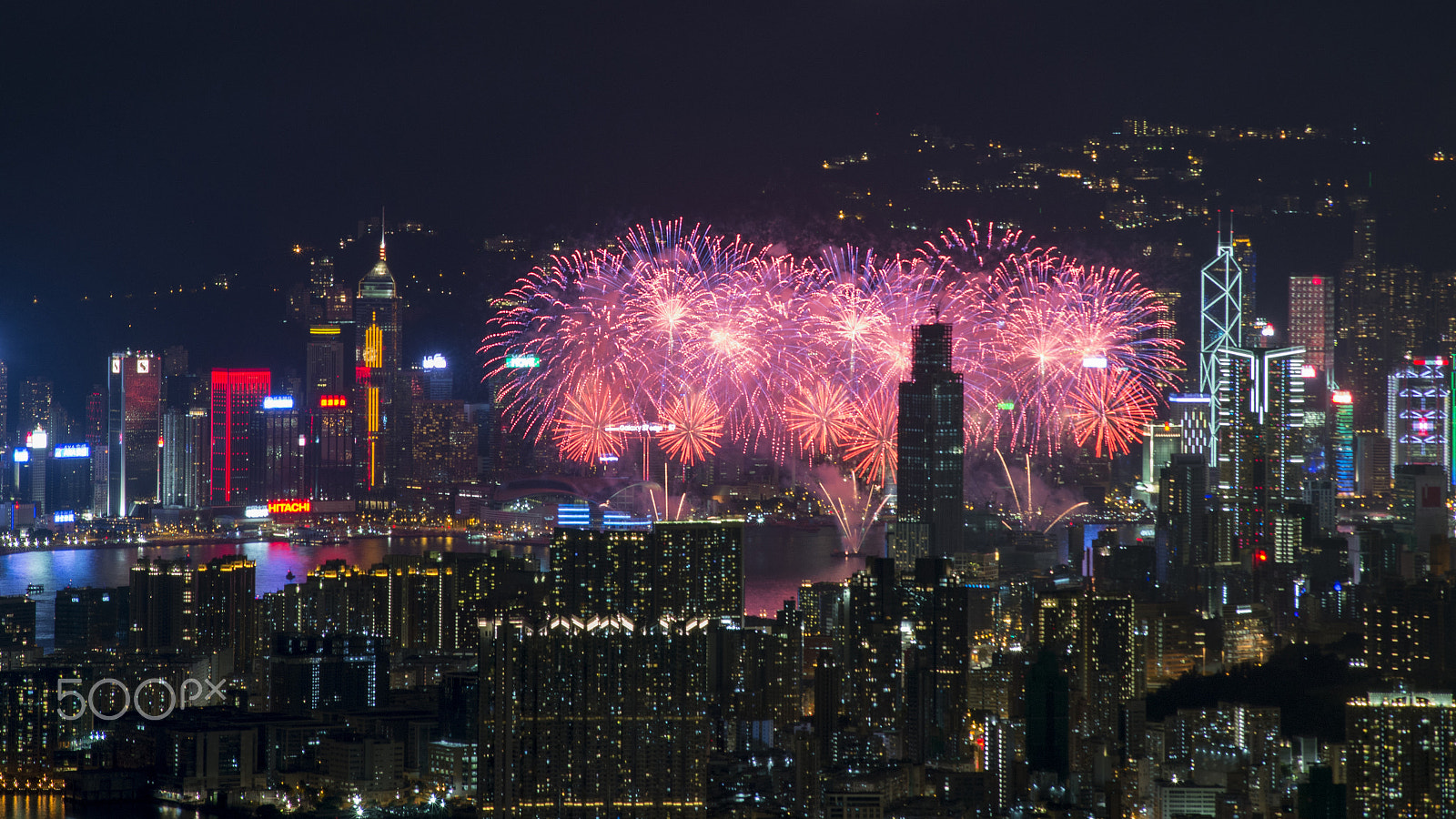 Nikon D610 + AF Nikkor 70-210mm f/4-5.6 sample photo. Fireworks photography