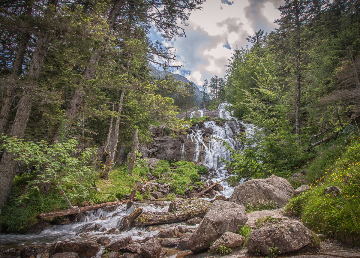 Canon EOS 50D sample photo. Cauterets cascades photography