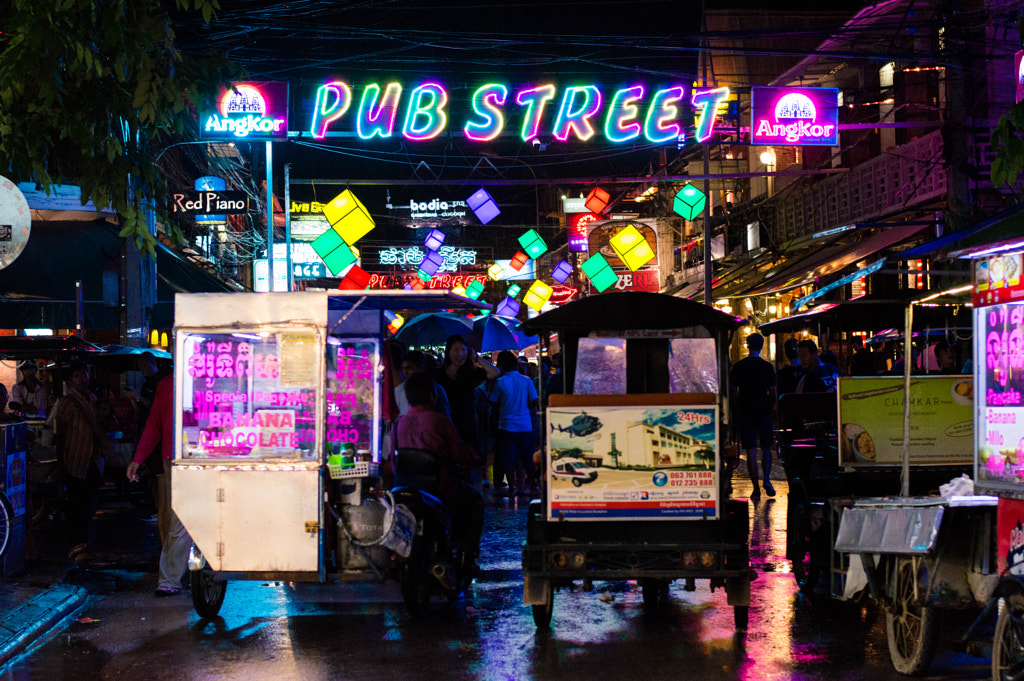 Pub Street, Siem Reap by Amanda Chow on 500px.com