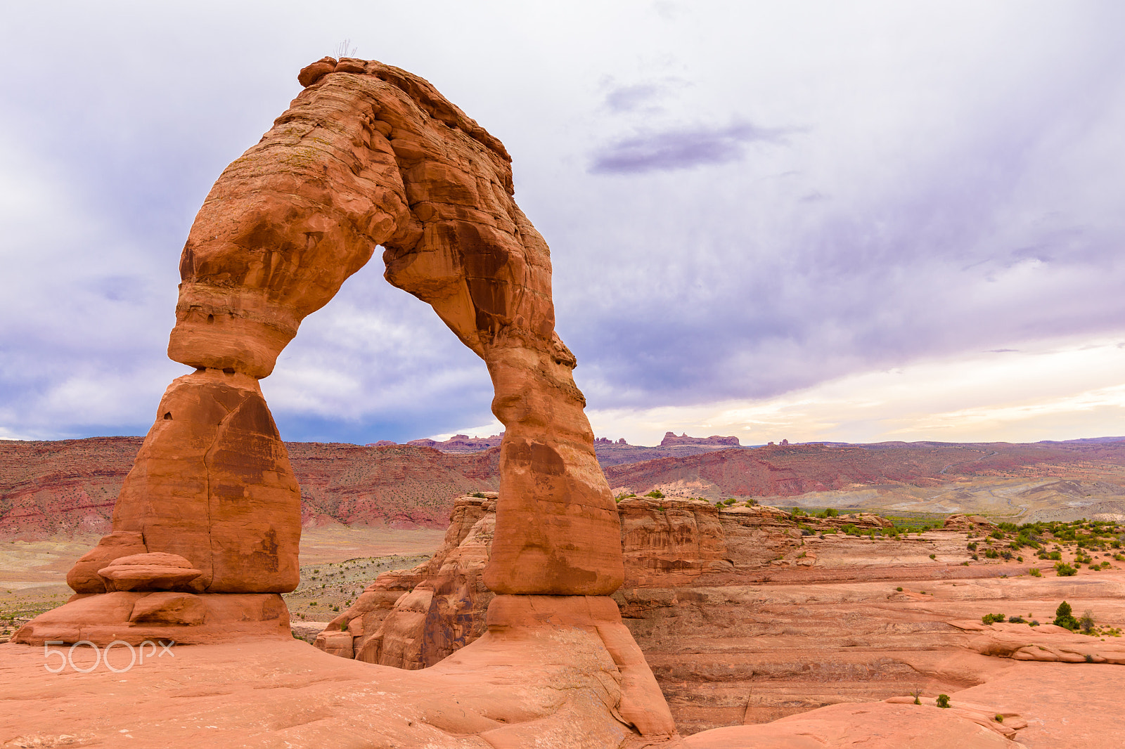 Nikon D5500 sample photo. Evening at delicate arch (arches nationalpark) photography
