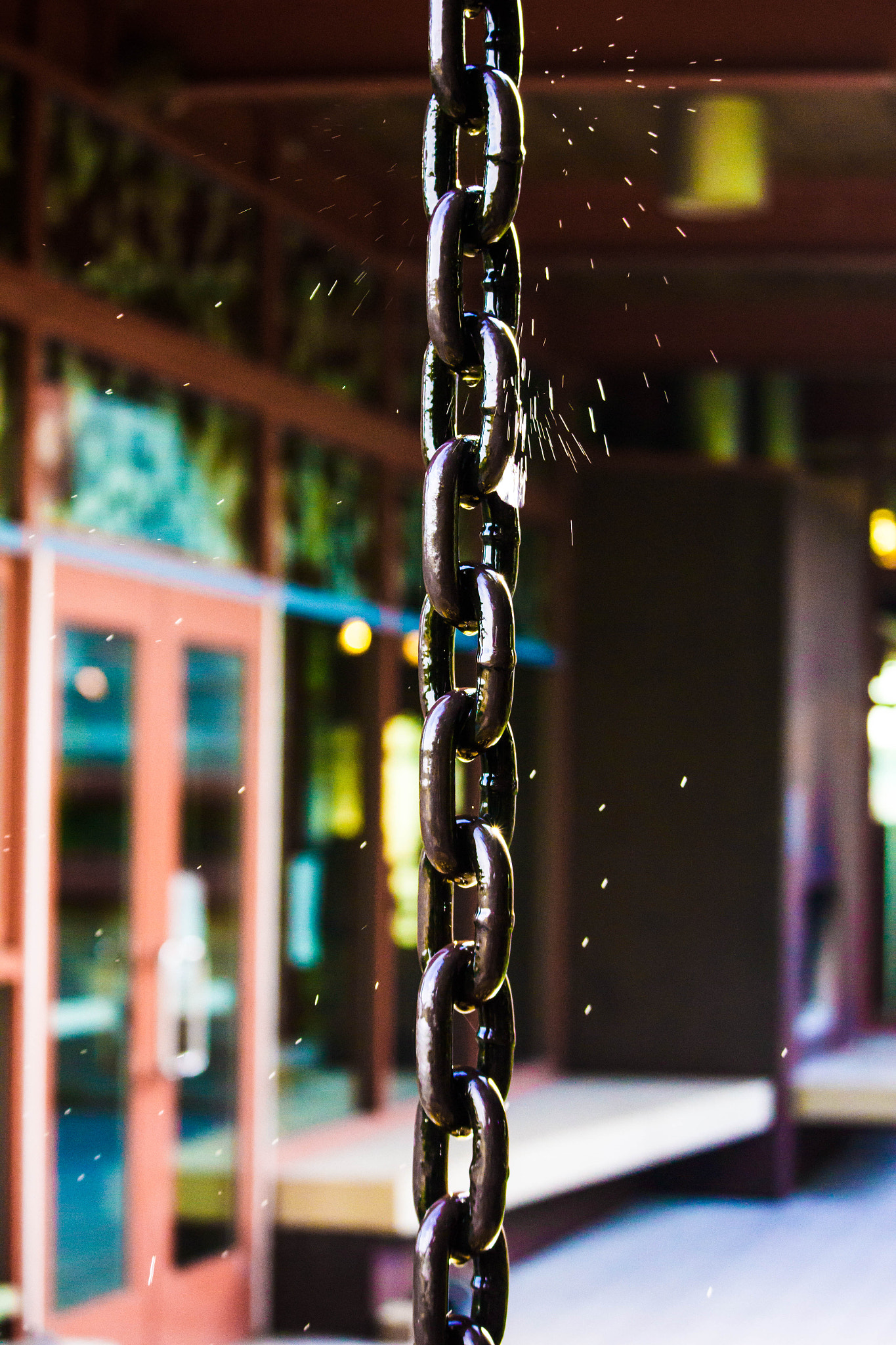 Canon EF-S 55-250mm F4-5.6 IS STM sample photo. Chain photography