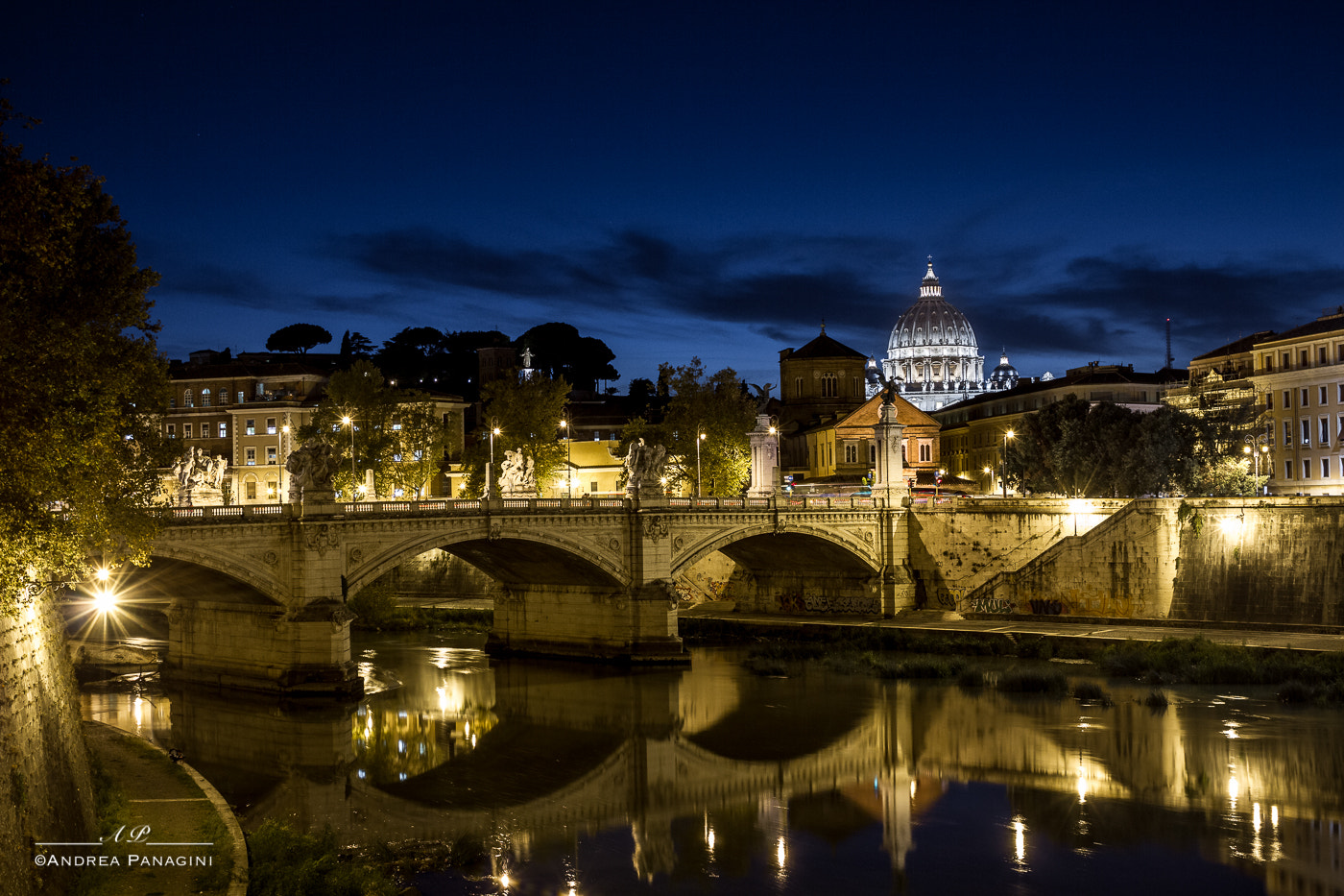 Canon EF-S 18-55mm F3.5-5.6 III sample photo. Lo specchio sul tevere photography