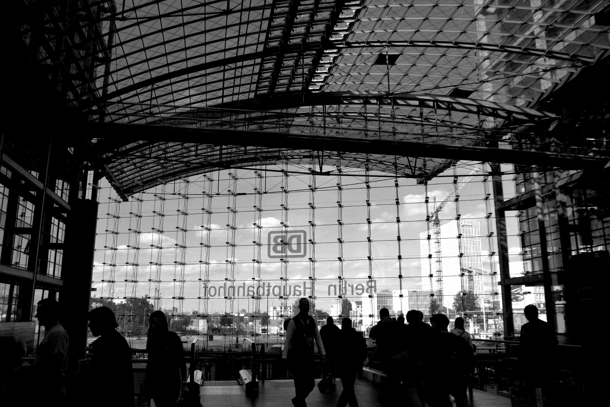 Nikon D7100 + Sigma 18-250mm F3.5-6.3 DC OS HSM sample photo. Central station berlin photography