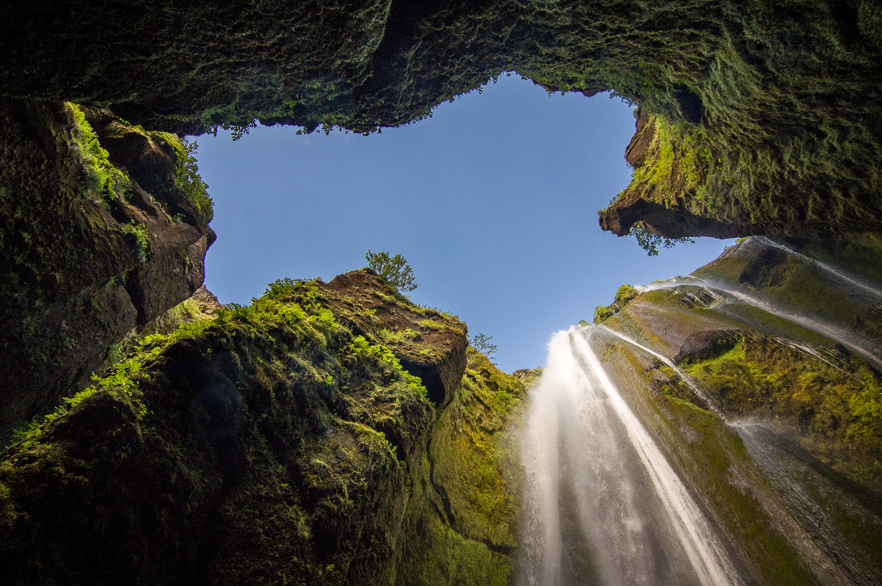 Pentax K-3 sample photo. Iceland | waterfall canyon photography