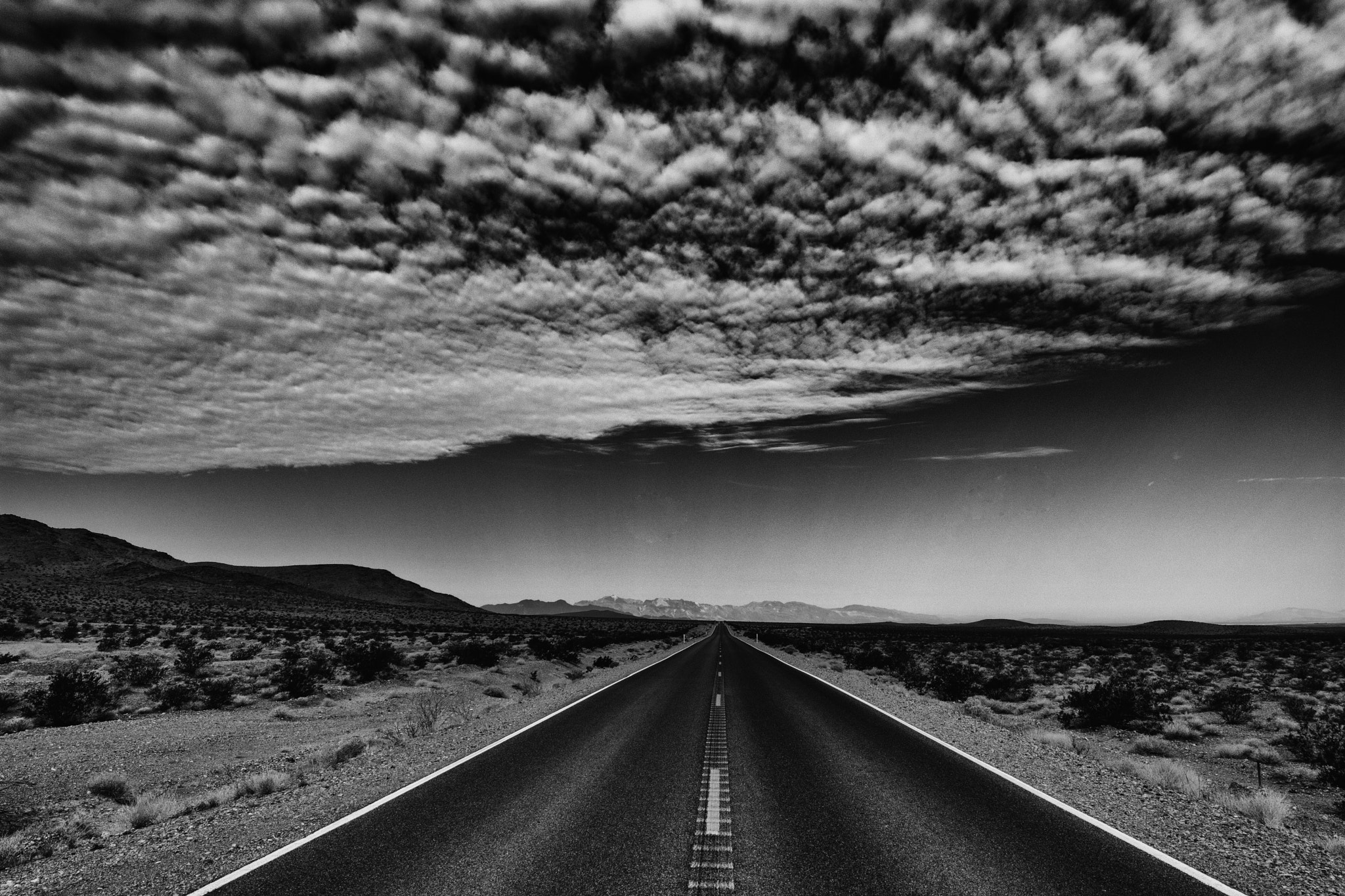 Nikon D7100 sample photo. Road to death valley photography