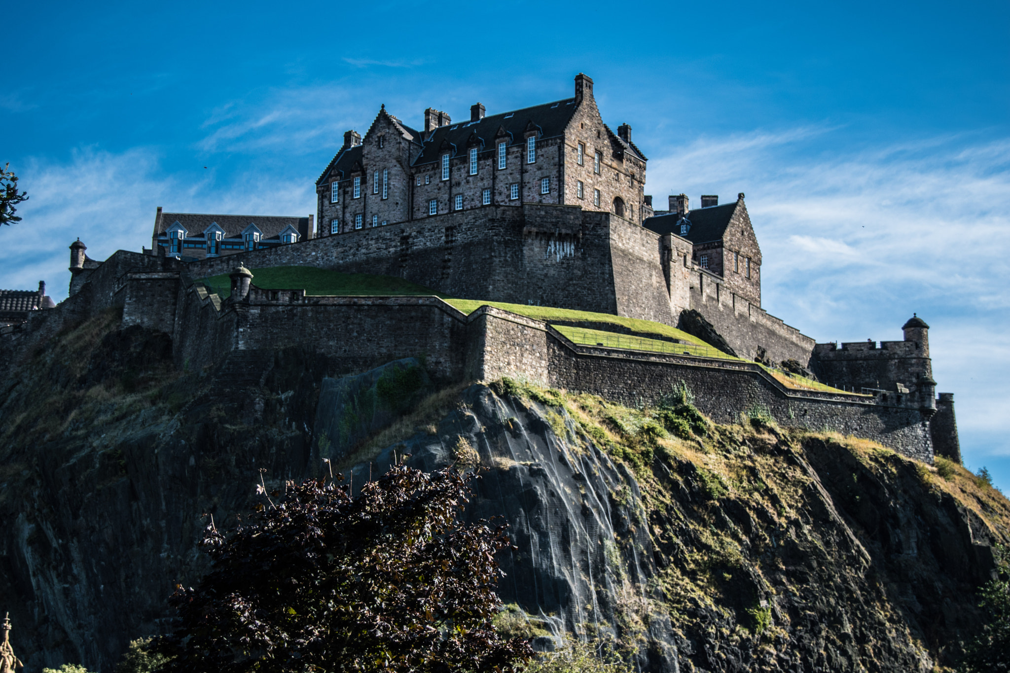 Nikon D5500 sample photo. Edinburgh castle | scotland photography