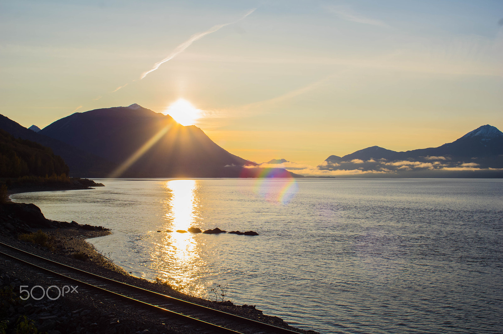 Pentax K-3 II + A Series Lens sample photo. Sunrise at seward photography