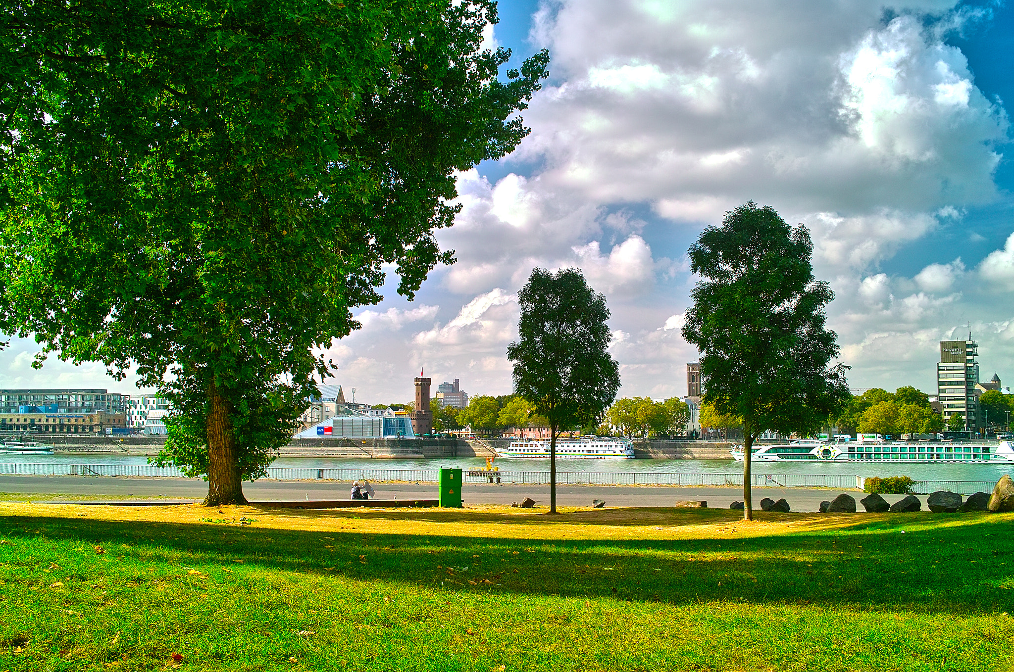 Sigma DP2s sample photo. Rhyen riverside in colonge photography
