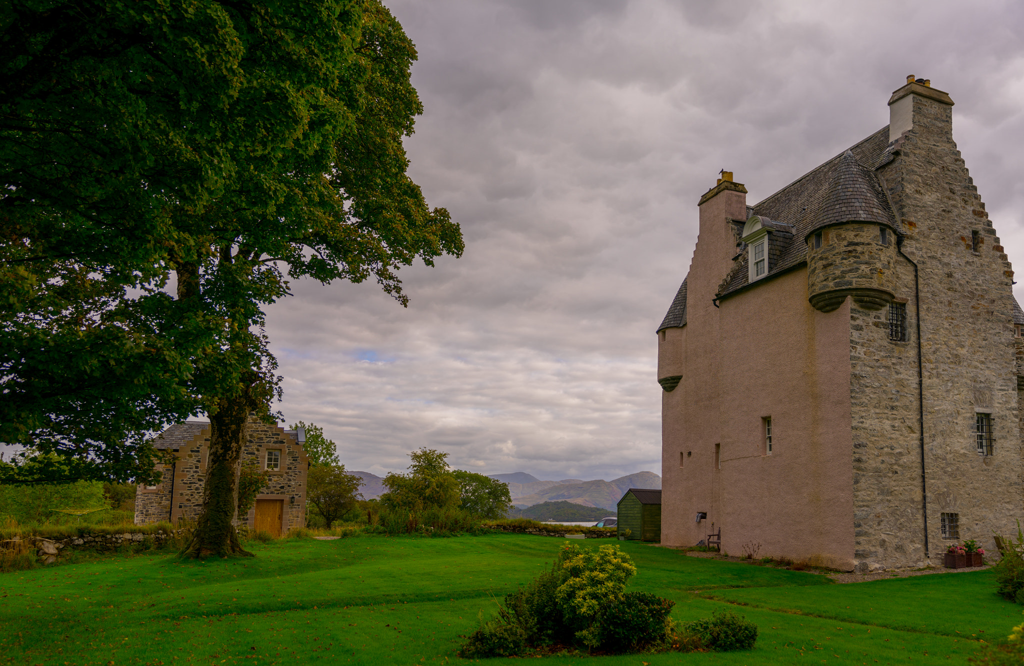 Sony a7 sample photo. Barcaldine castle 1 photography