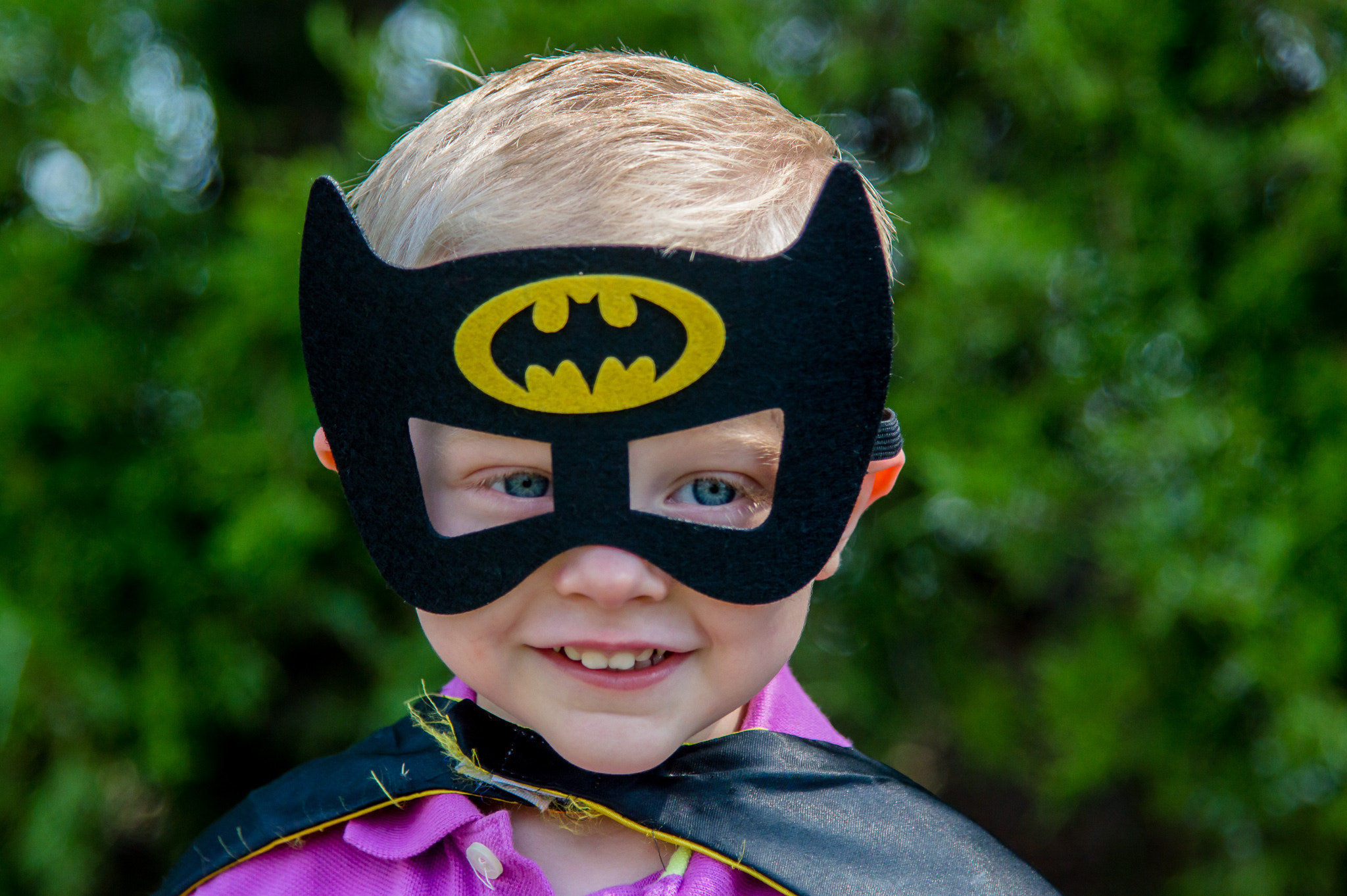 Nikon AF-S Nikkor 24-120mm F4G ED VR sample photo. Masked birthday boy! photography
