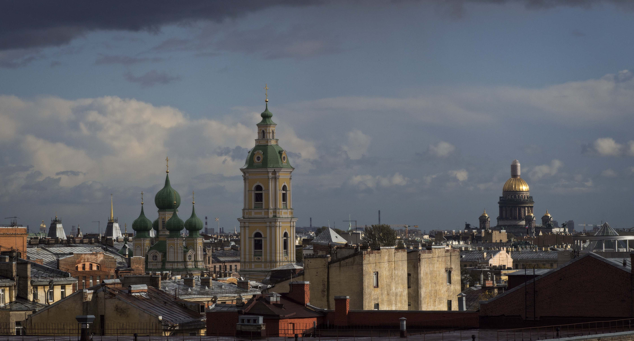 Olympus OM-D E-M5 sample photo. October sky (roofs and domes) photography