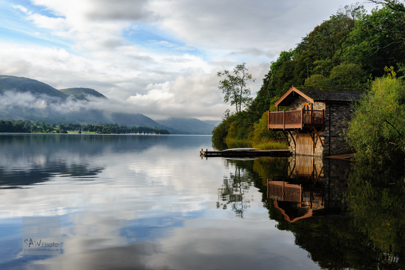 Nikon AF Nikkor 24-85mm F2.8-4D IF sample photo. The boathouse at ullswater photography