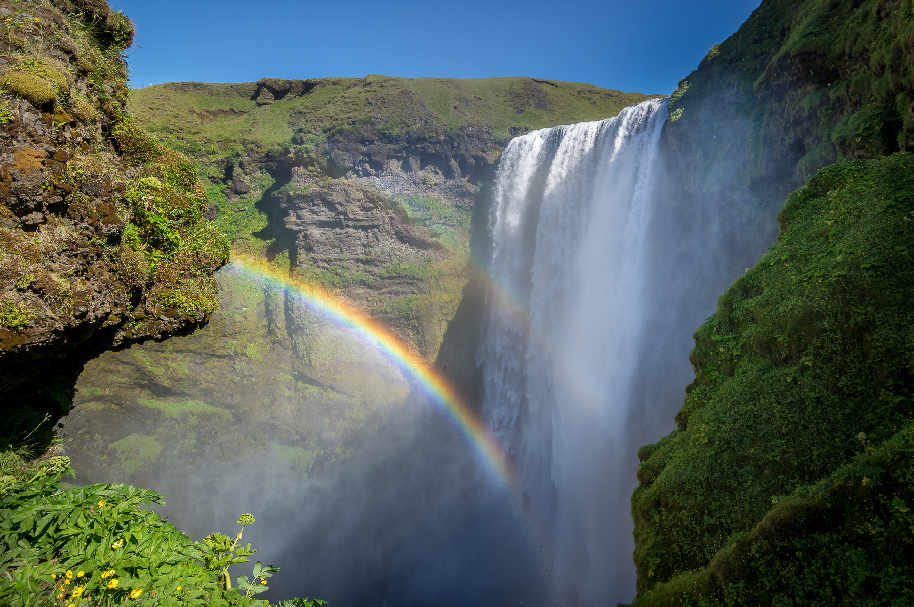 Pentax K-3 sample photo. Iceland | waterfall rainbows photography