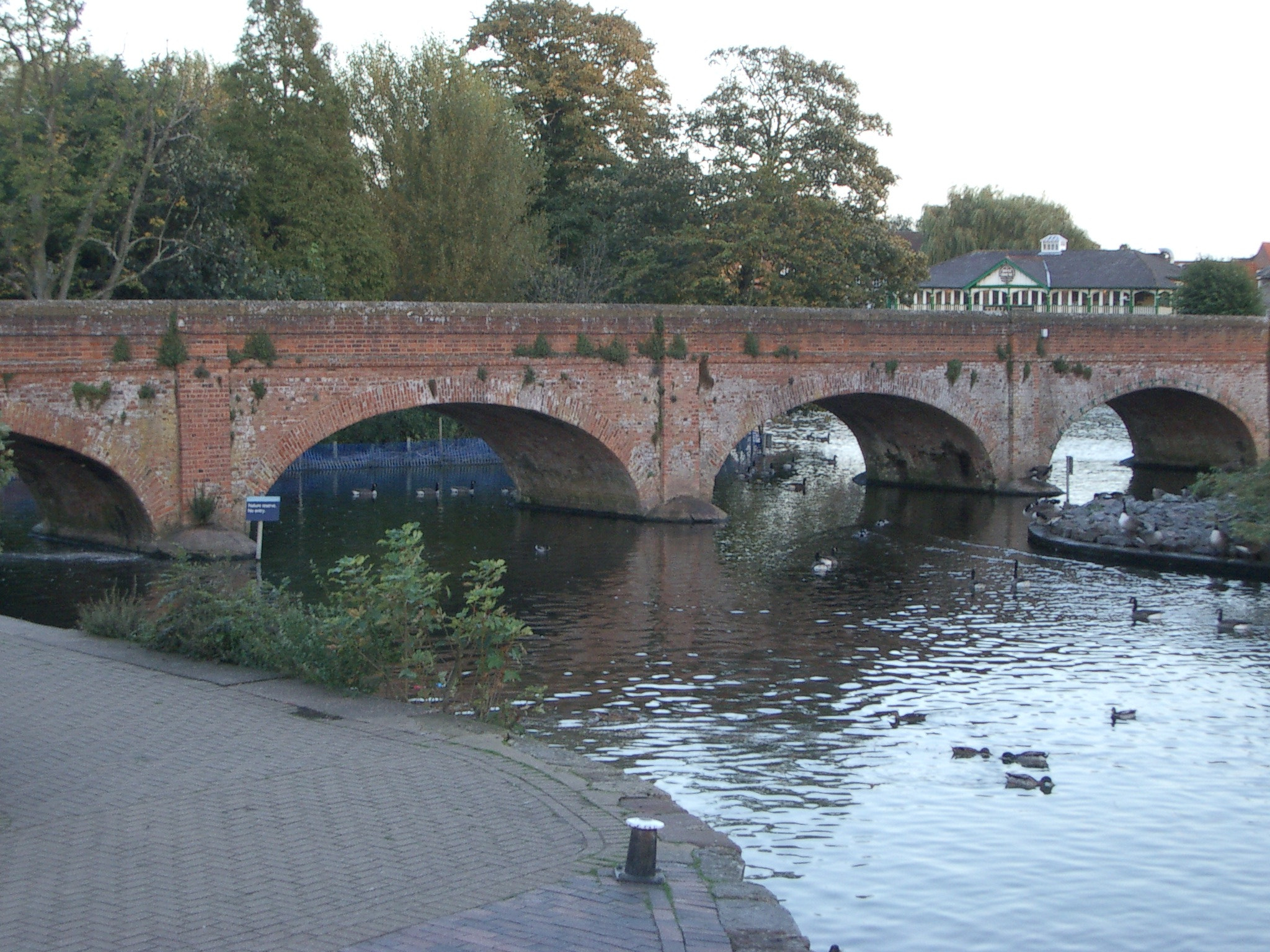 Pentax OPTIO S sample photo. Bridge across the river photography
