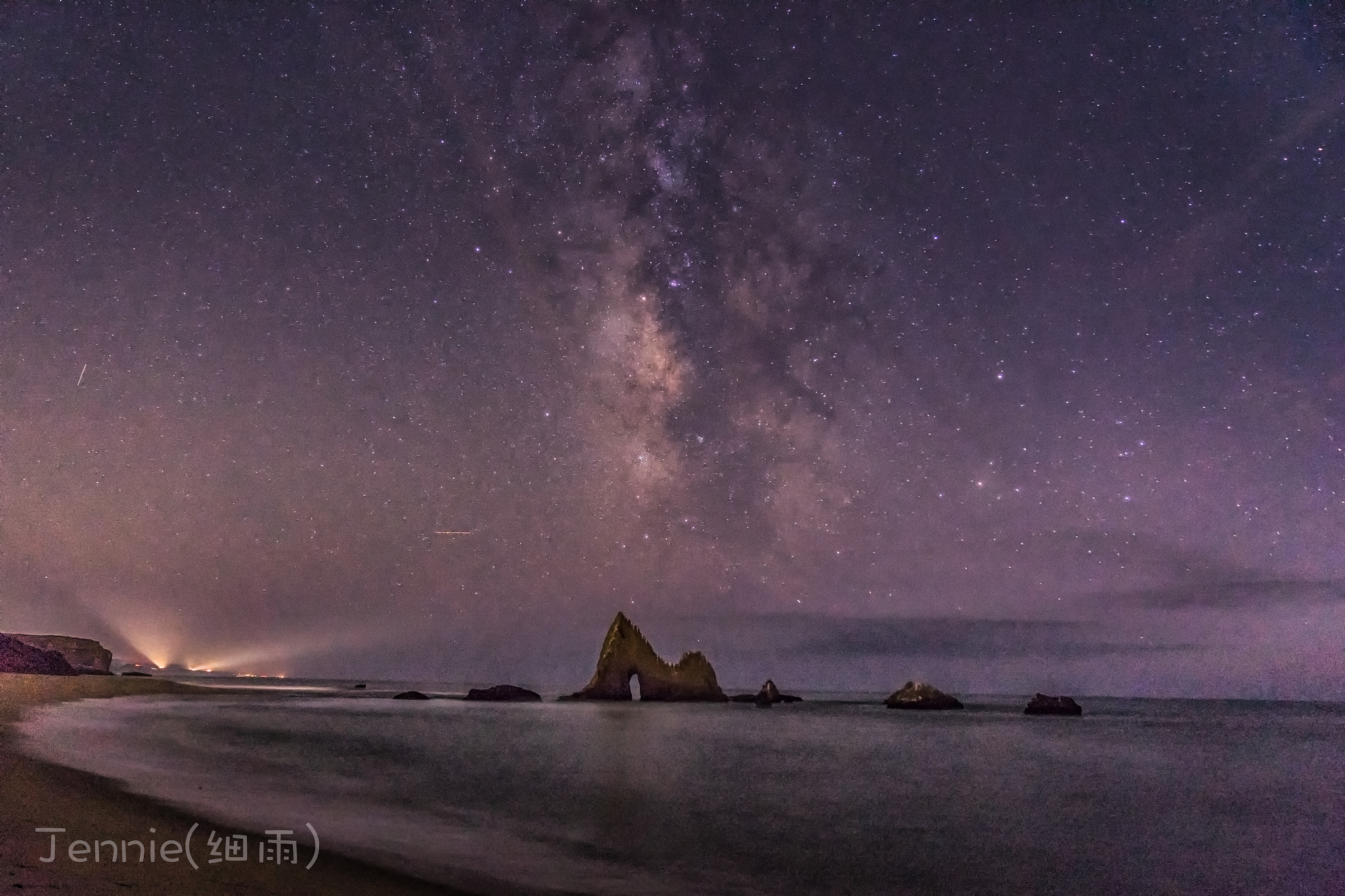 Sony FE 24-70mm F2.8 GM sample photo. Milkyway on martins beach photography