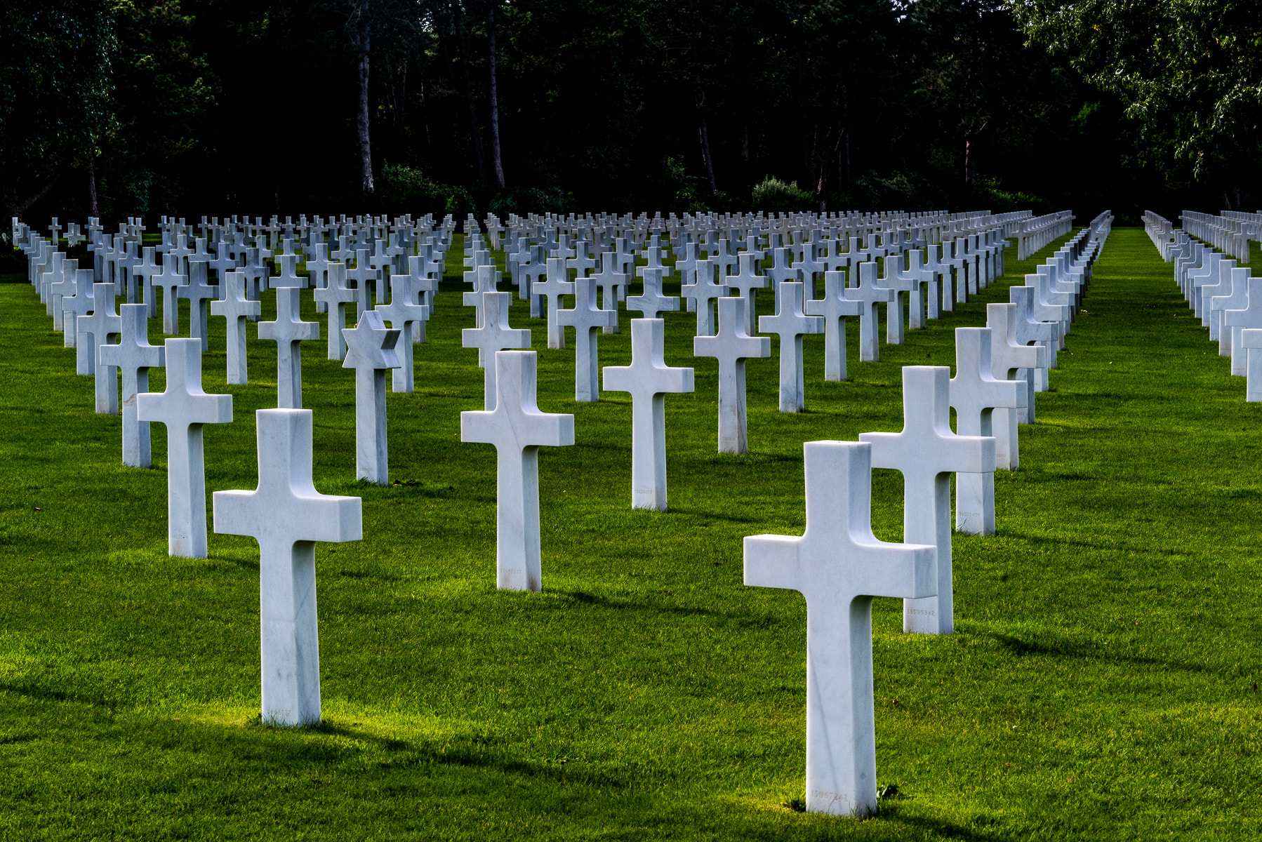 Pentax K-1 sample photo. American cemetery - omaha beach photography