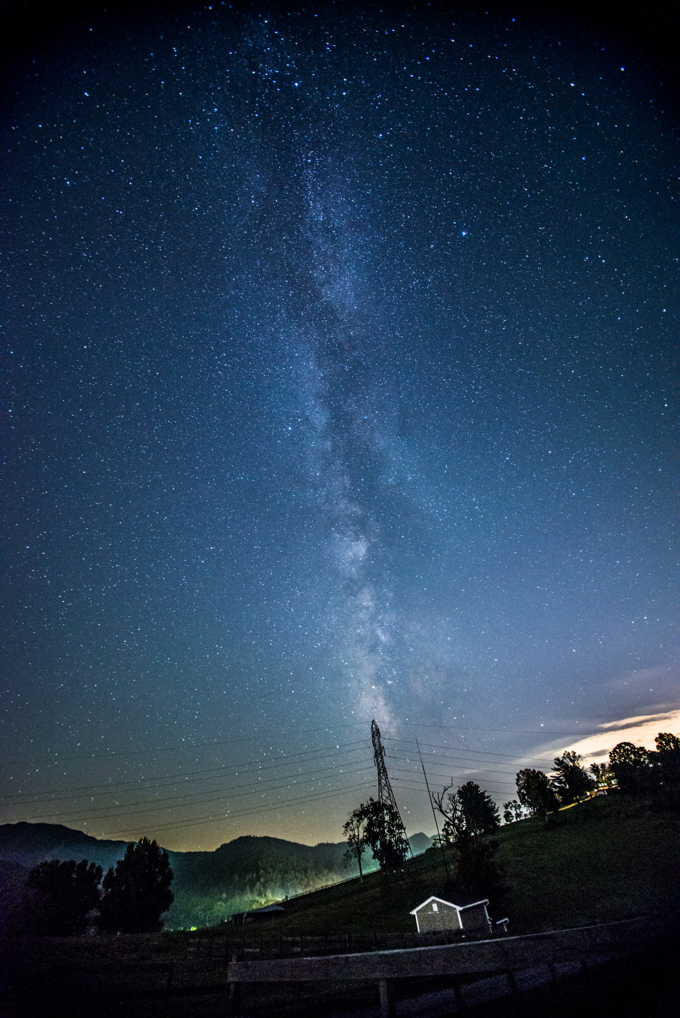 Nikon D600 sample photo. Milky way on the hills photography