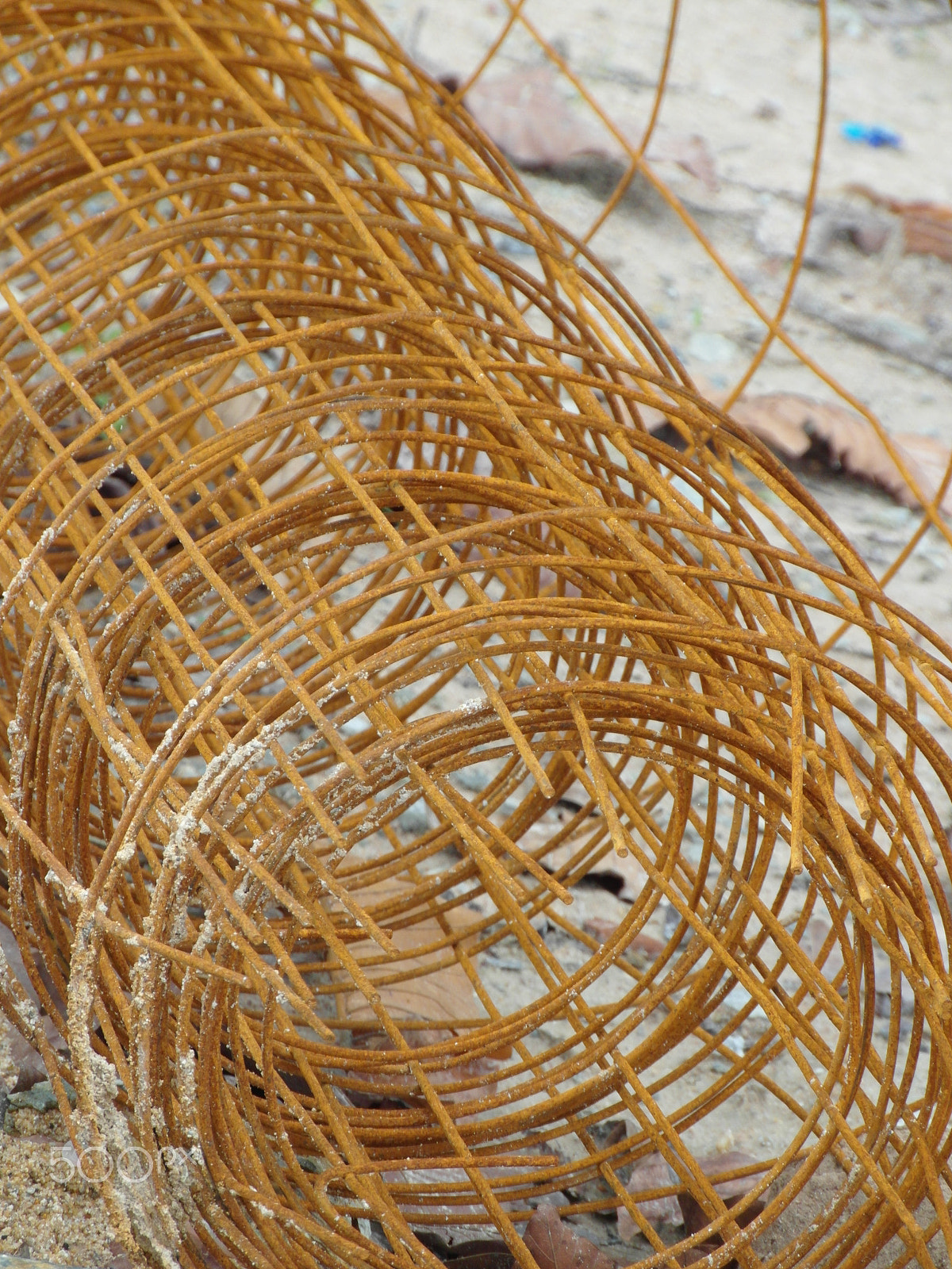 Samsung WB750 sample photo. Construction wire photography