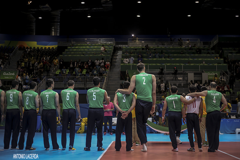 Canon EOS-1D X sample photo. Iran team.  volley. paralimpic games rio 2016. photography