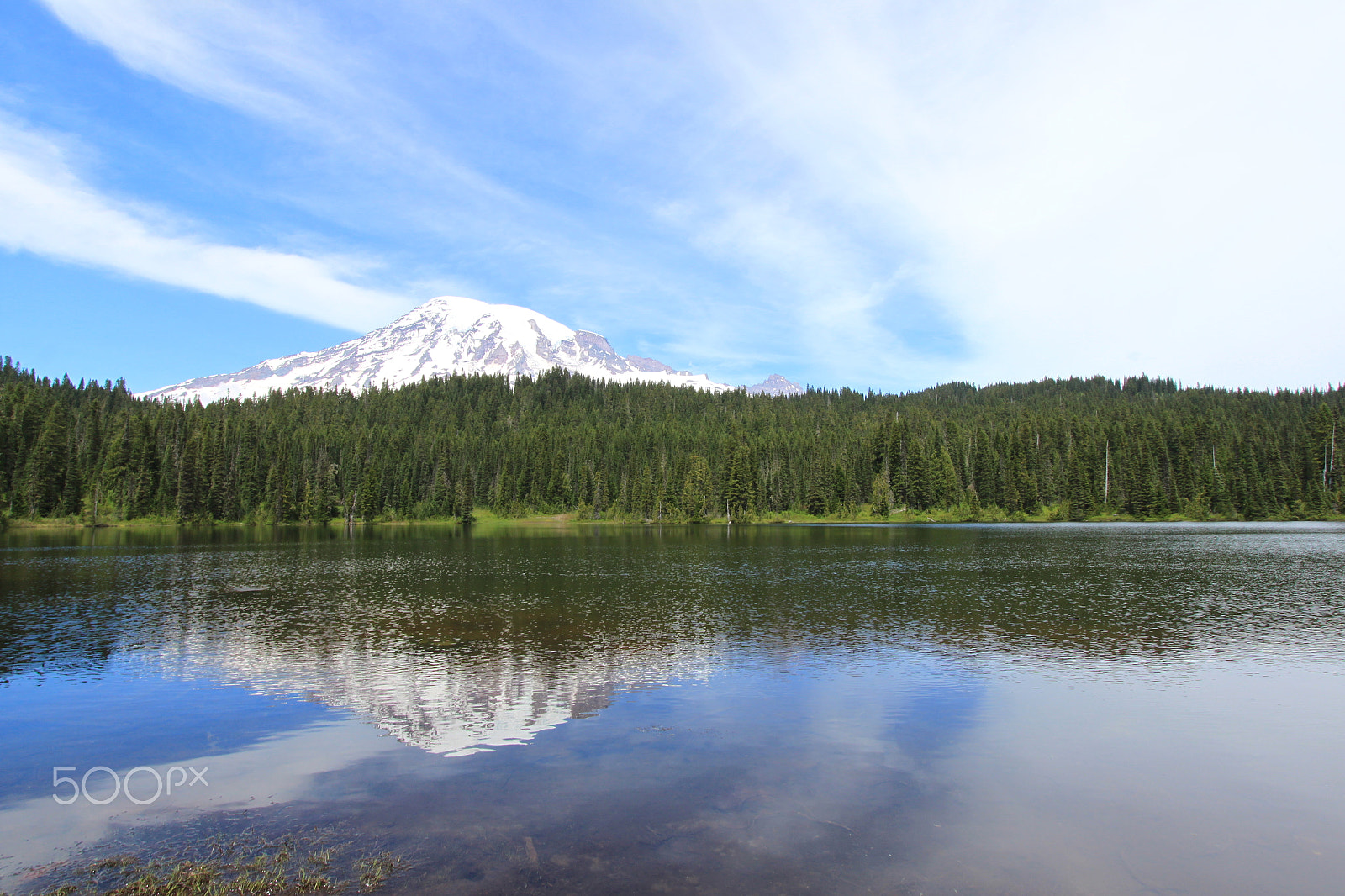 Canon EOS 500D (EOS Rebel T1i / EOS Kiss X3) sample photo. Reflection of rainier photography