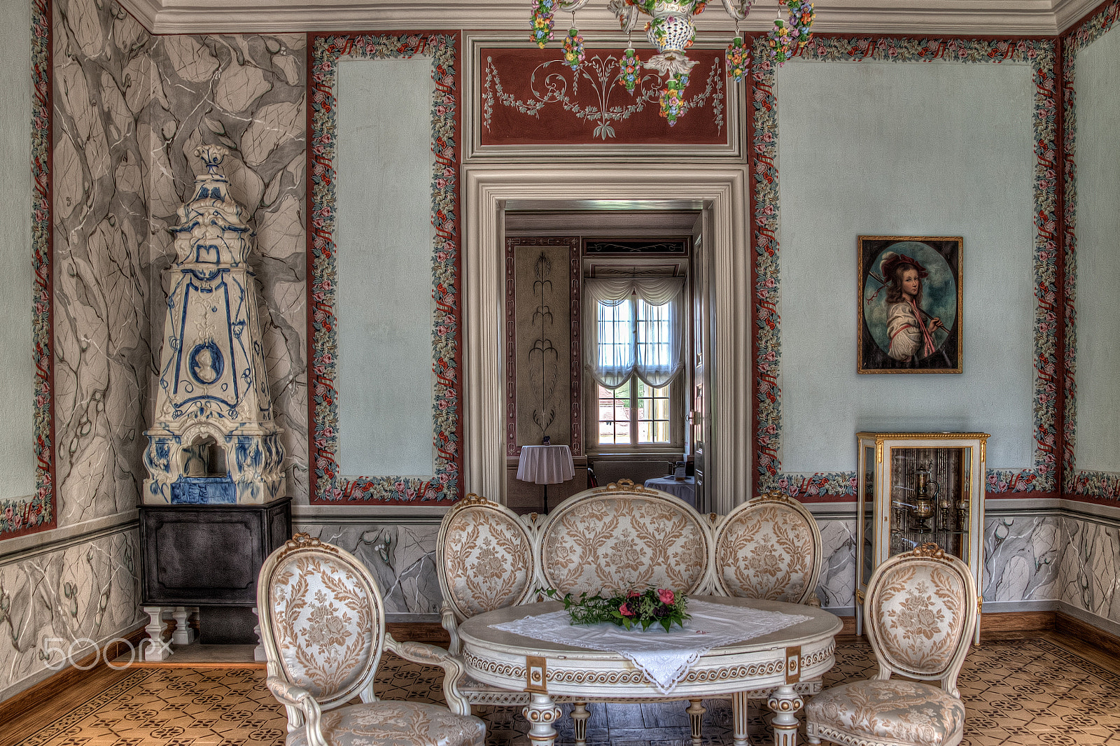 Sigma 17-70mm F2.8-4 DC Macro OS HSM sample photo. Blauer salon in schloss rammenau photography