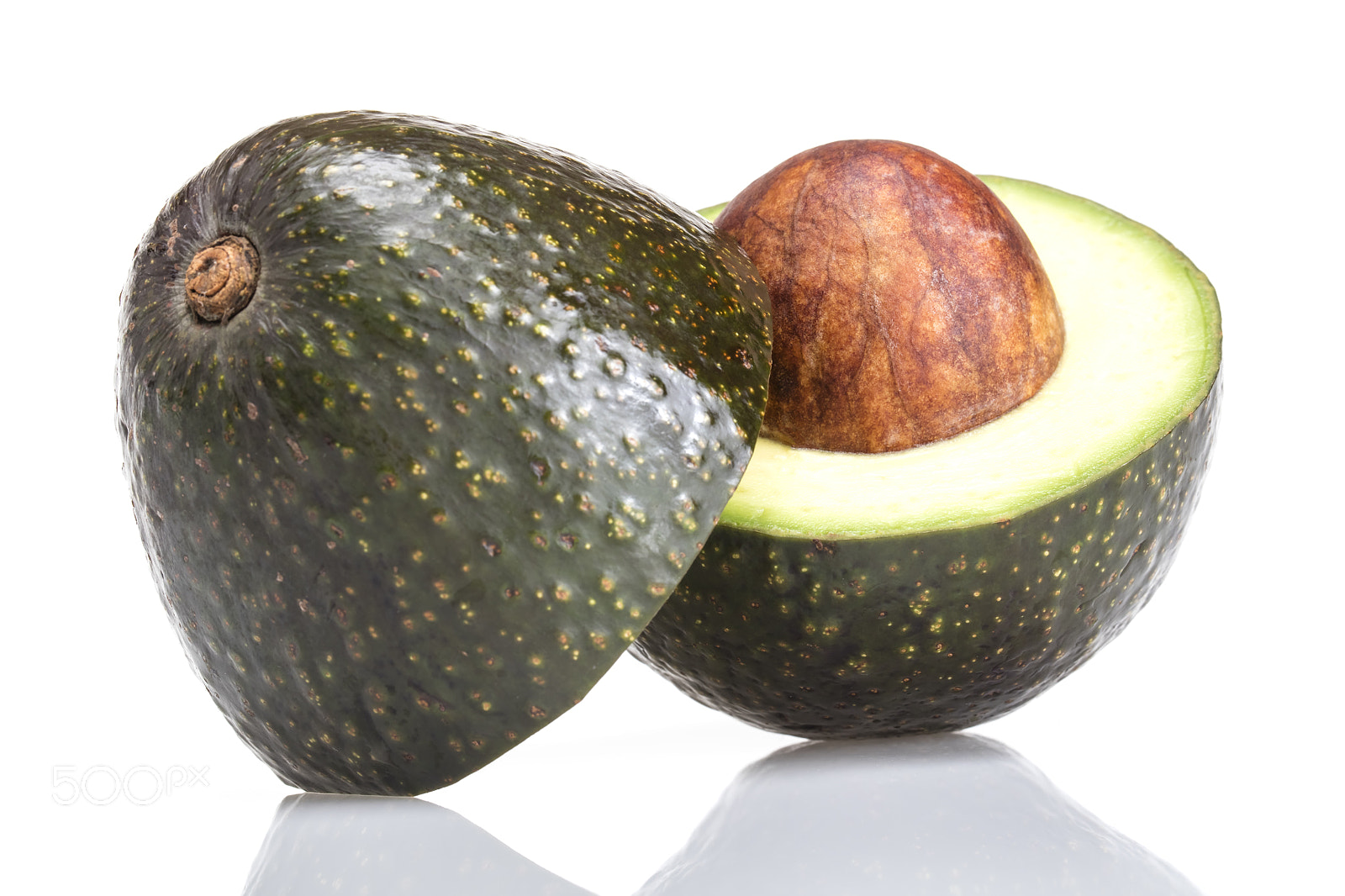 Canon EOS 5DS R sample photo. Avocado on white background photography