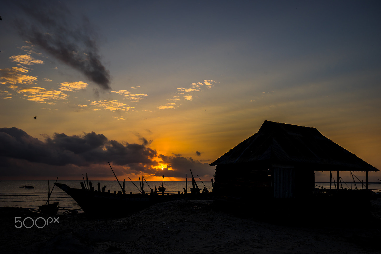 Sony a7 II + Canon EF 16-35mm F4L IS USM sample photo. Sunrise at bagamoyo photography