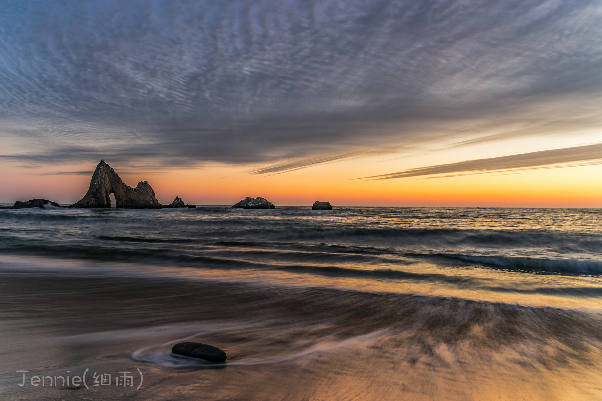 Sony a7 II + Sony FE 24-70mm F2.8 GM sample photo. Martins beach sunset photography