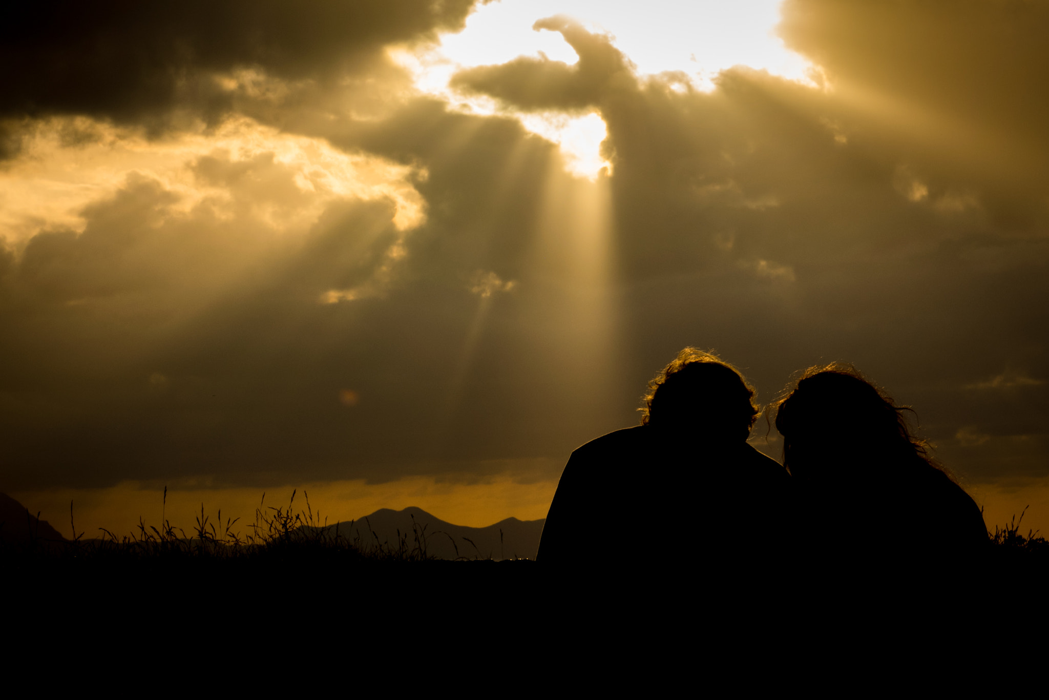 Nikon AF-S Nikkor 24-70mm F2.8G ED sample photo. Love shines at sunset photography