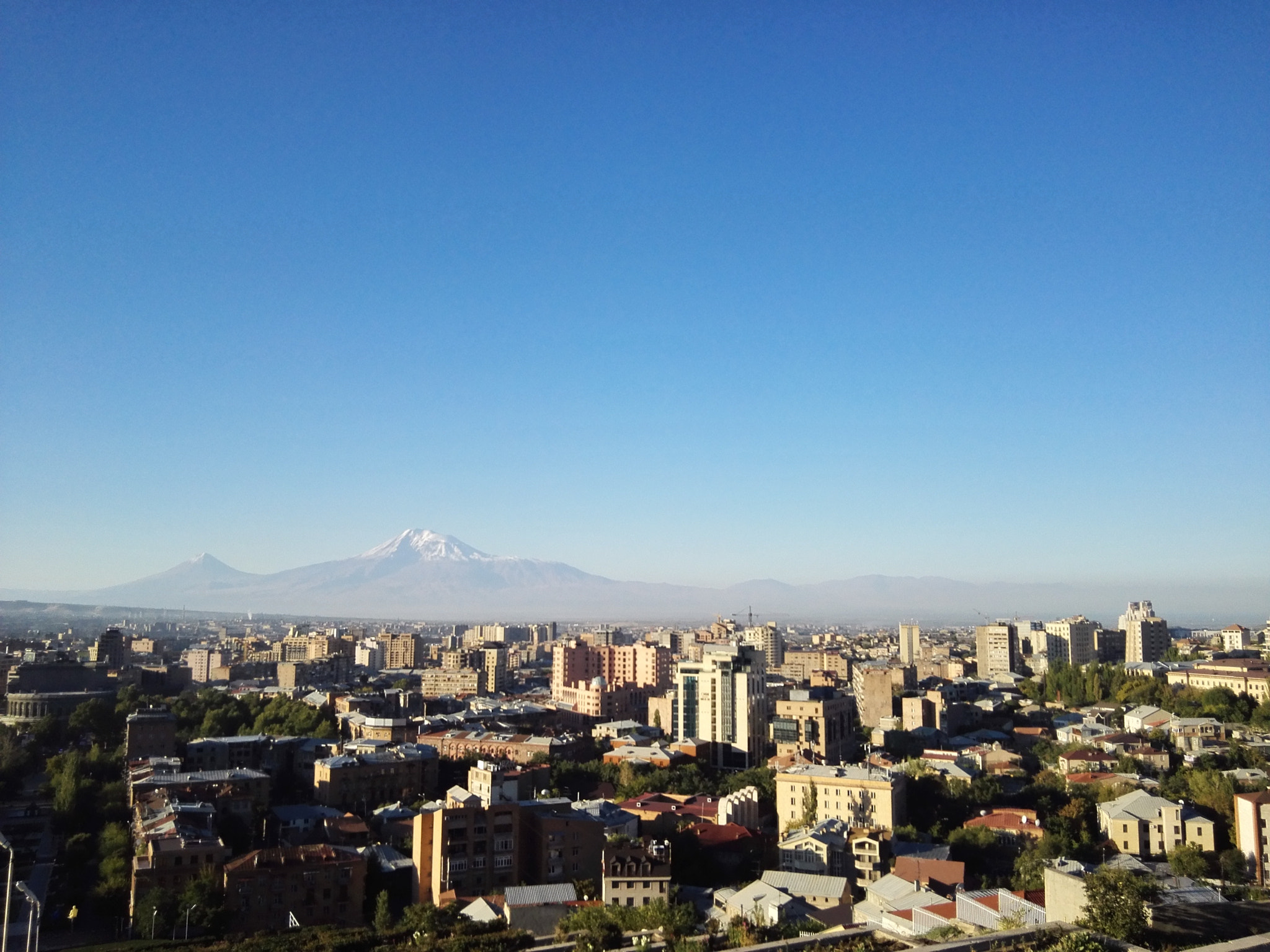HUAWEI PE-TL10 sample photo. Small panorama of yerevan  photography