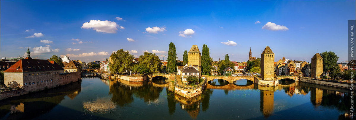 Sony a99 II + Tamron SP 24-70mm F2.8 Di VC USD sample photo. Old historical center of strasbourg. fortress towers and briges photography