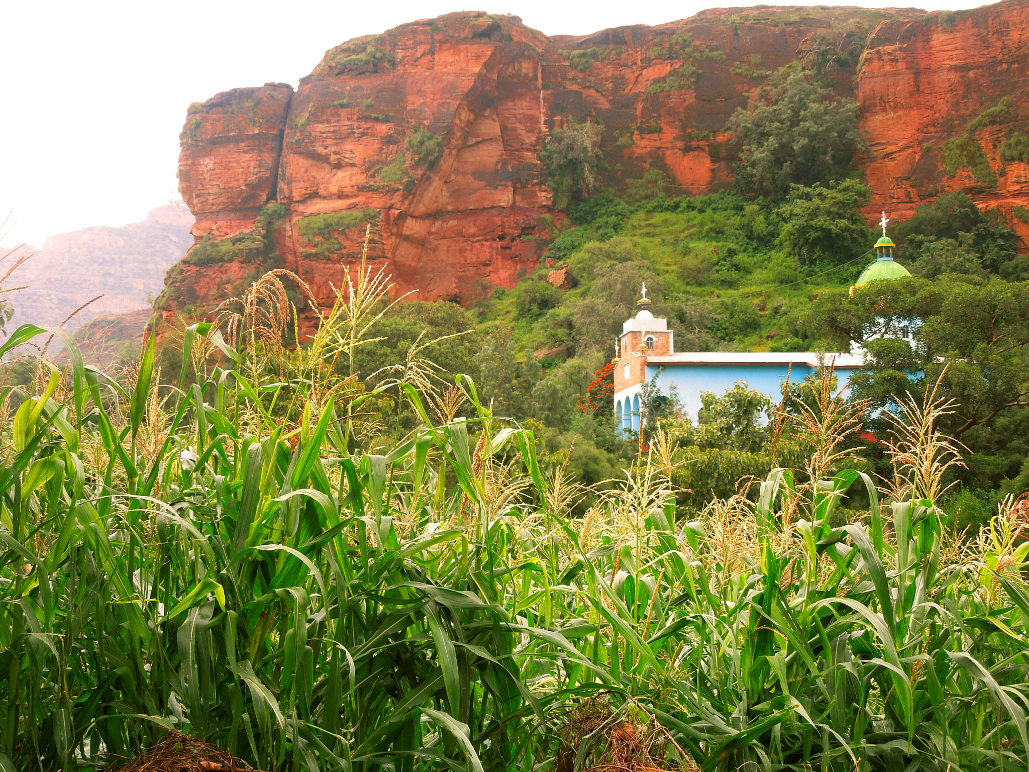 Nikon Coolpix S8200 sample photo. Blue church on ethiopia  photography