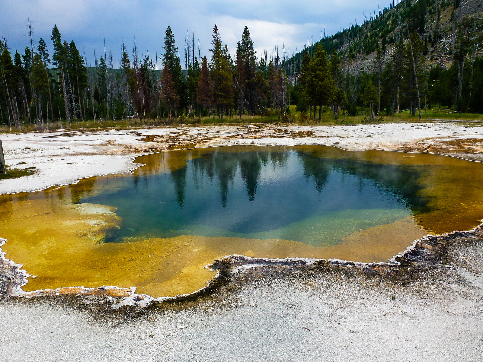 Panasonic DMC-ZS10 sample photo. Yellowstone photography