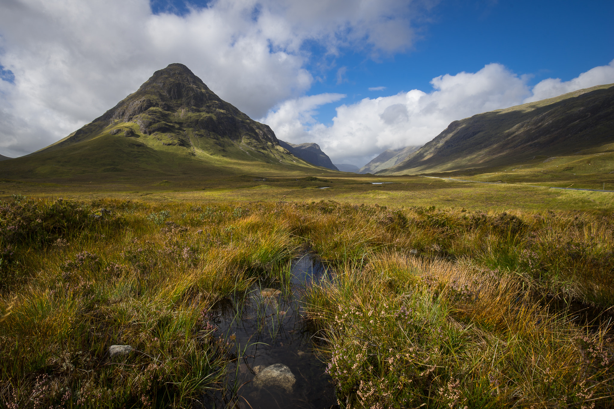 Sony a7 II + Canon EF 16-35mm F4L IS USM sample photo. -glencoe hills- photography