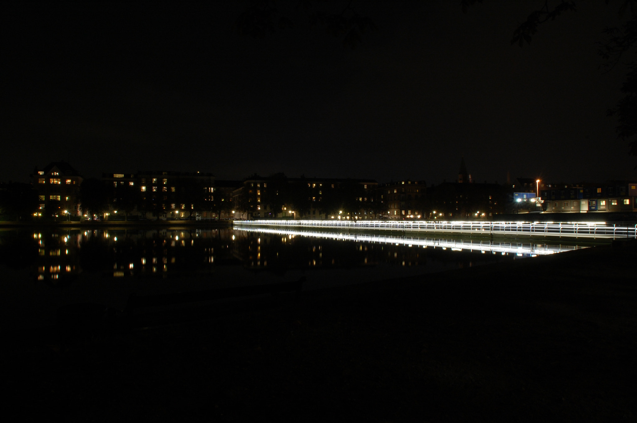 Nikon D40 sample photo. Small bridge in copenhagen by night #2 photography