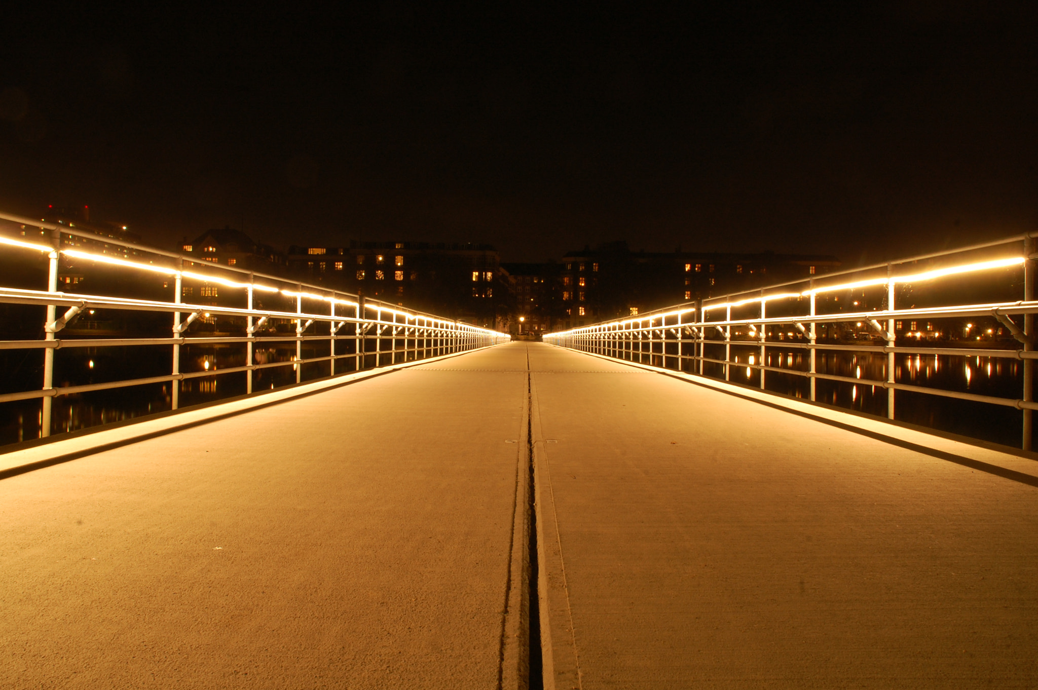 Nikon D40 sample photo. Small bridge in copenhagen by night #3 photography