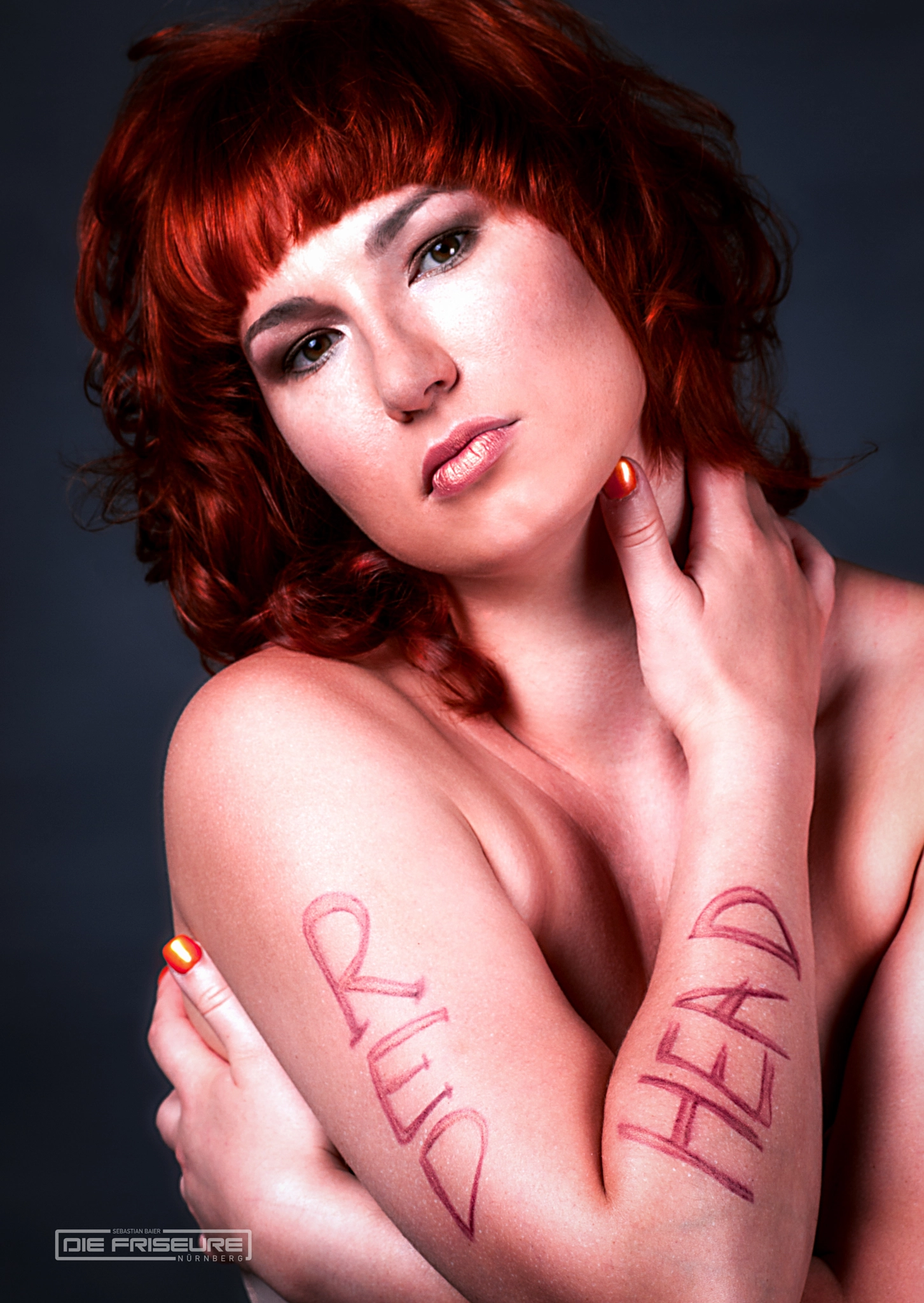 Olympus E-30 sample photo. Redhead photography